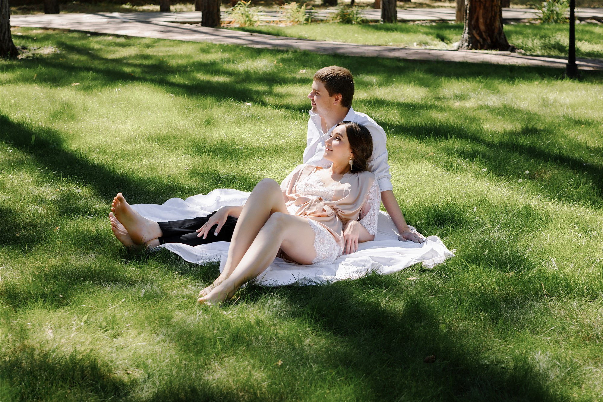 Свадьба в сосновом лесу