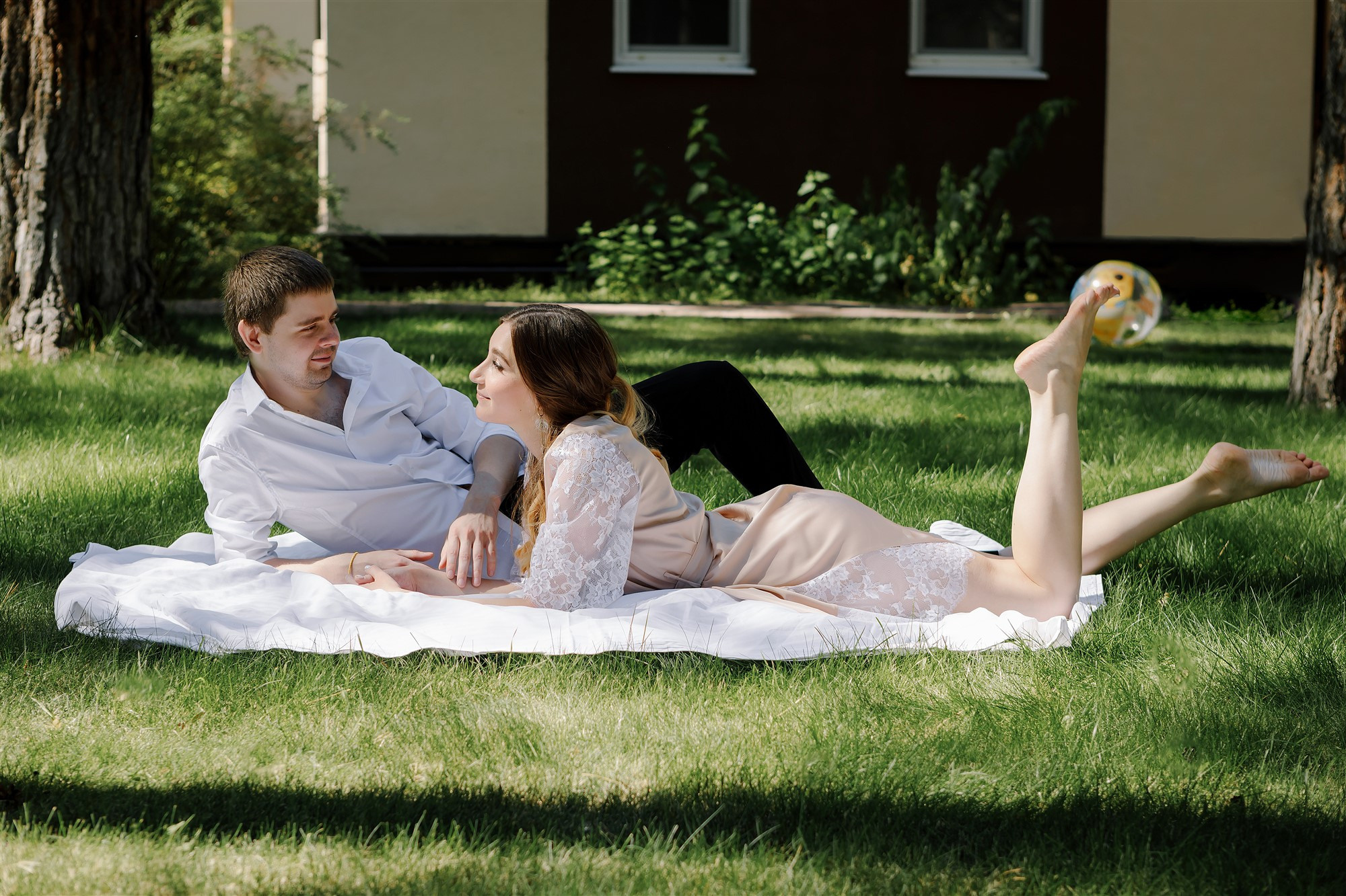 Свадьба в сосновом лесу