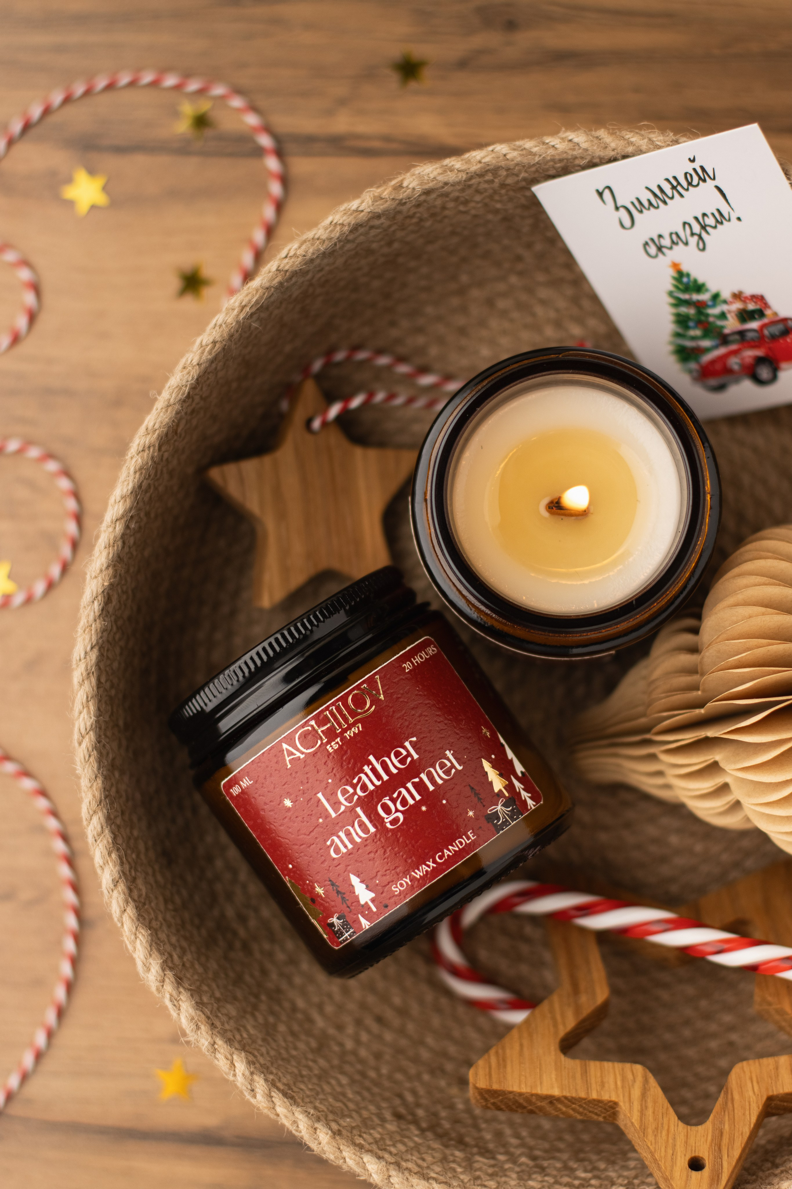 Новогодние свечи ACHILOV. Предметный фотограф в Балашихе Анастасия Михайлова