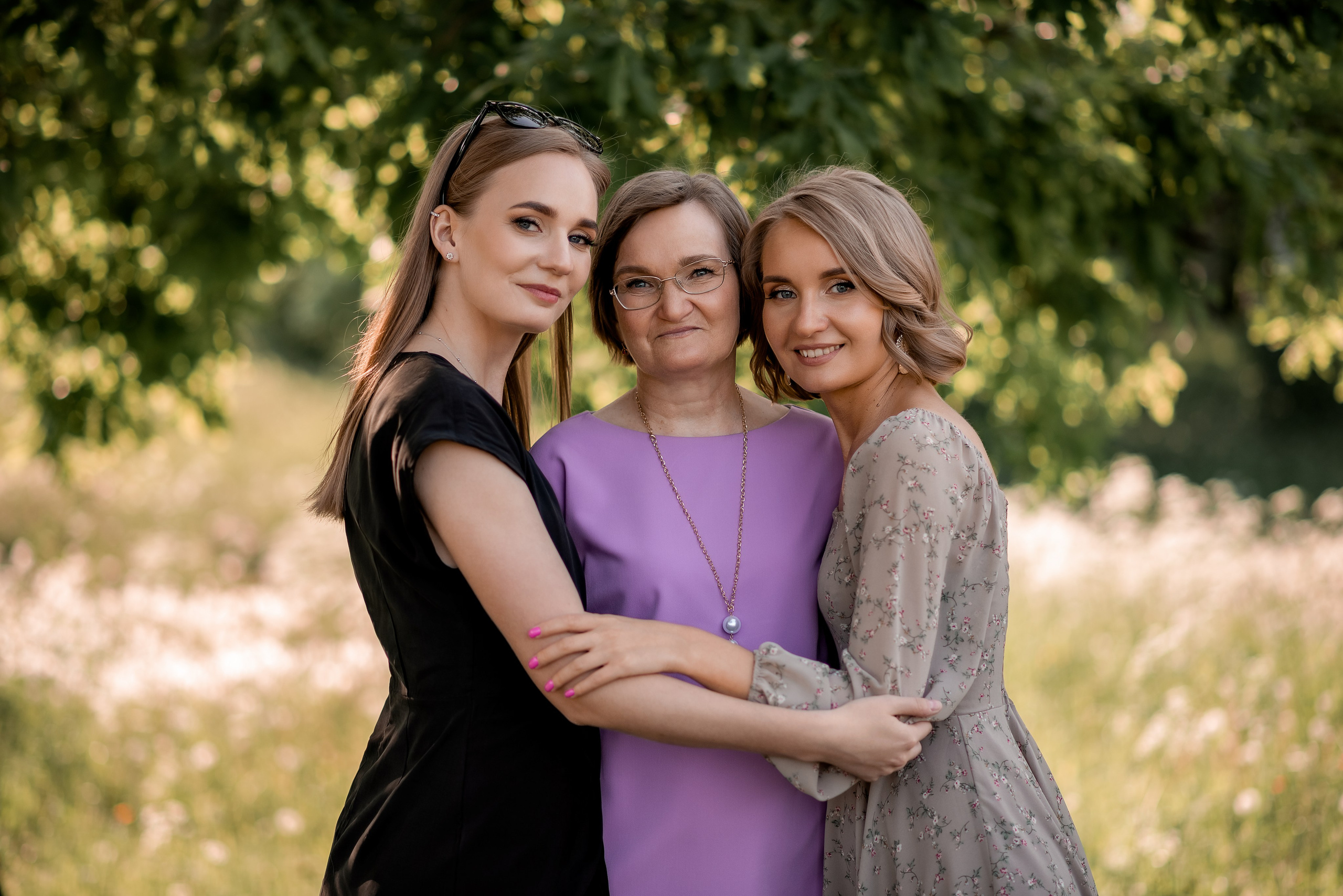 Две дочки и родители. Портретный фотограф в Петрозаводске Татьяна Лебедева