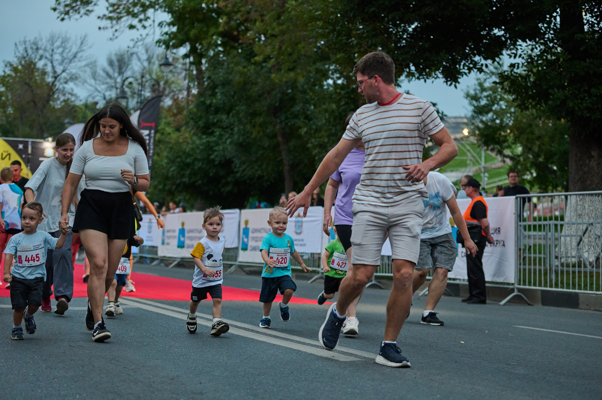 Огни Самары (ночной забег). Фотограф в Самаре