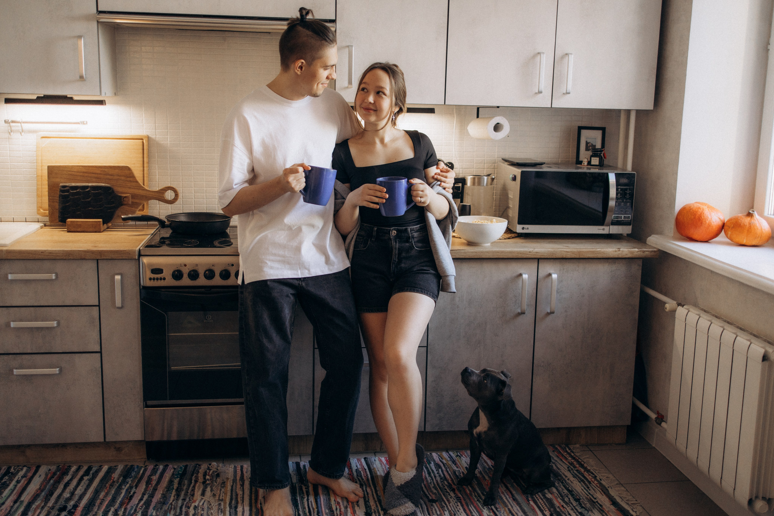 Таня, Егор и Луна. Фотограф анималист в Казани Алина Сулейманова. Фотограф животных