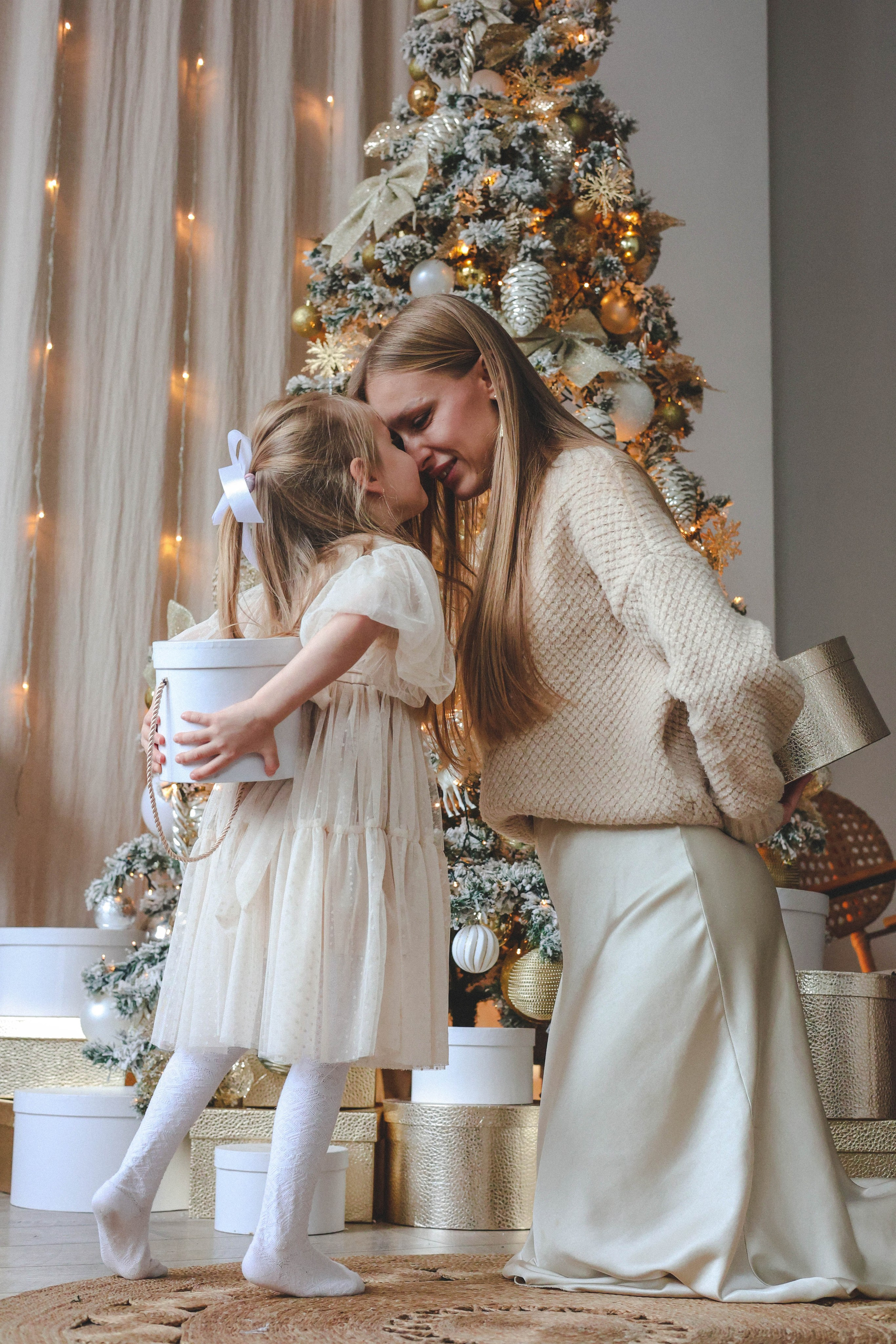 Новогодняя история «Кира и ее семья». Фотограф в Москве Анастасия Калинина