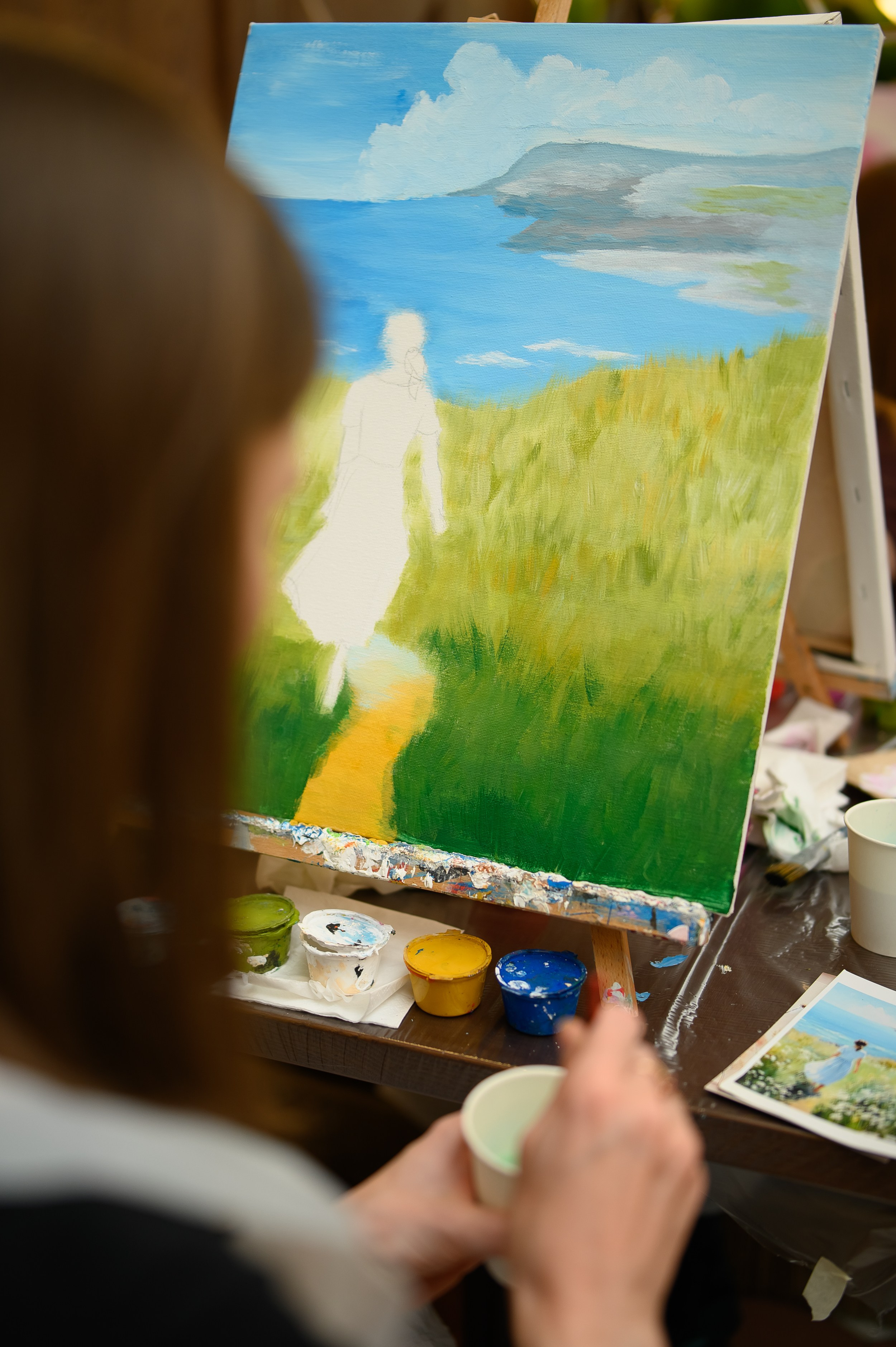 Художественный момент мастер класса в чайной Чинаякъ Казань запечатлён профессиональным фотографом