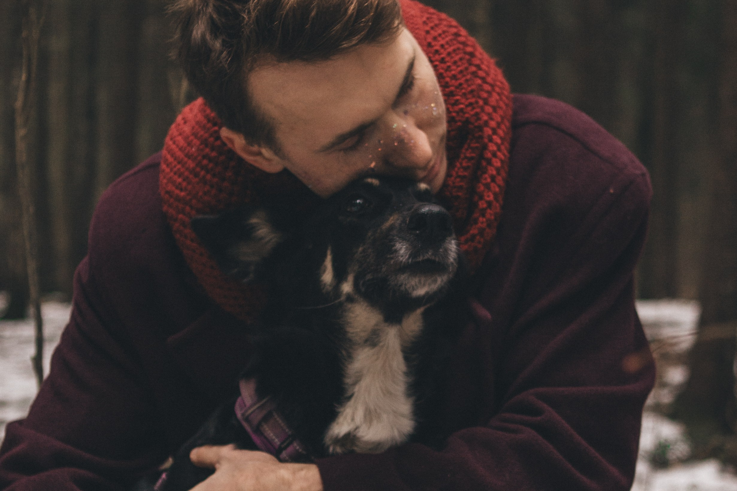 A cinematic tale of true love and unbreakable friendship between a man and a dog. Portrait, family and pet photographer in Cyprus, Ksenia Bourdelle