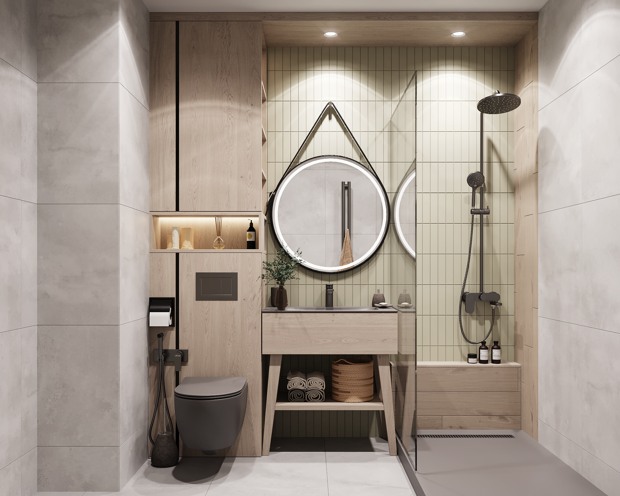 Уютная евродвушка в современном стиле с этническими мотивами. Студия Дизайна интерьера Tsvetdesign. Дизайнер в Санкт-Петербурге