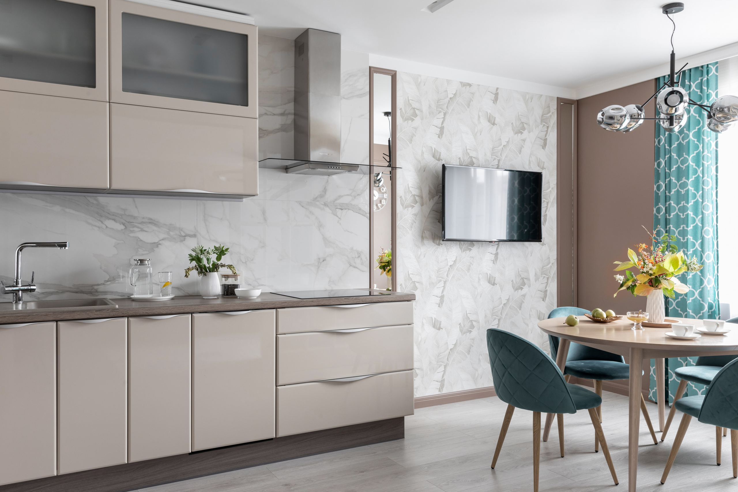 Фотоотчет 3х-к квартиры. Студия Дизайна интерьера Tsvetdesign. Дизайнер в Санкт-Петербурге