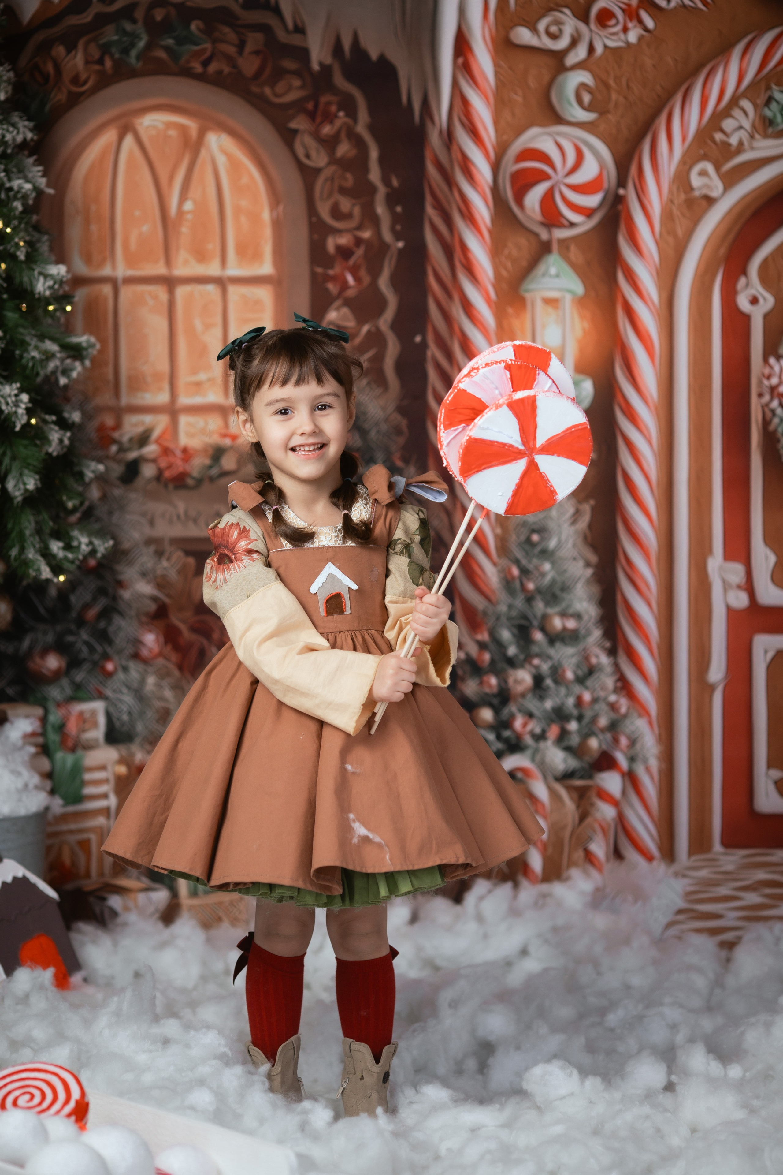 Детский фотопроект «Пряничный домик». Фотостудия Фонарь