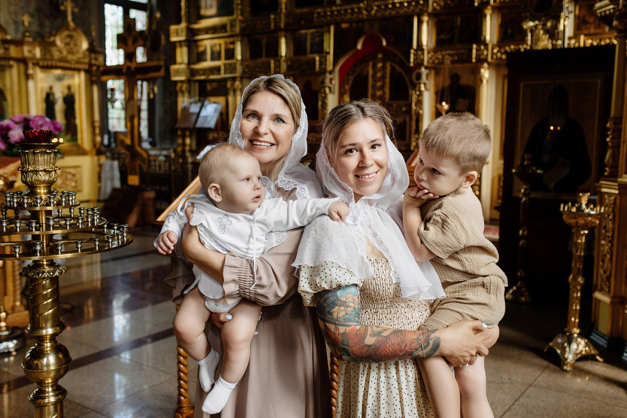 Крещение Луки. Свадебный и семейный фотограф Екатерина Иванова