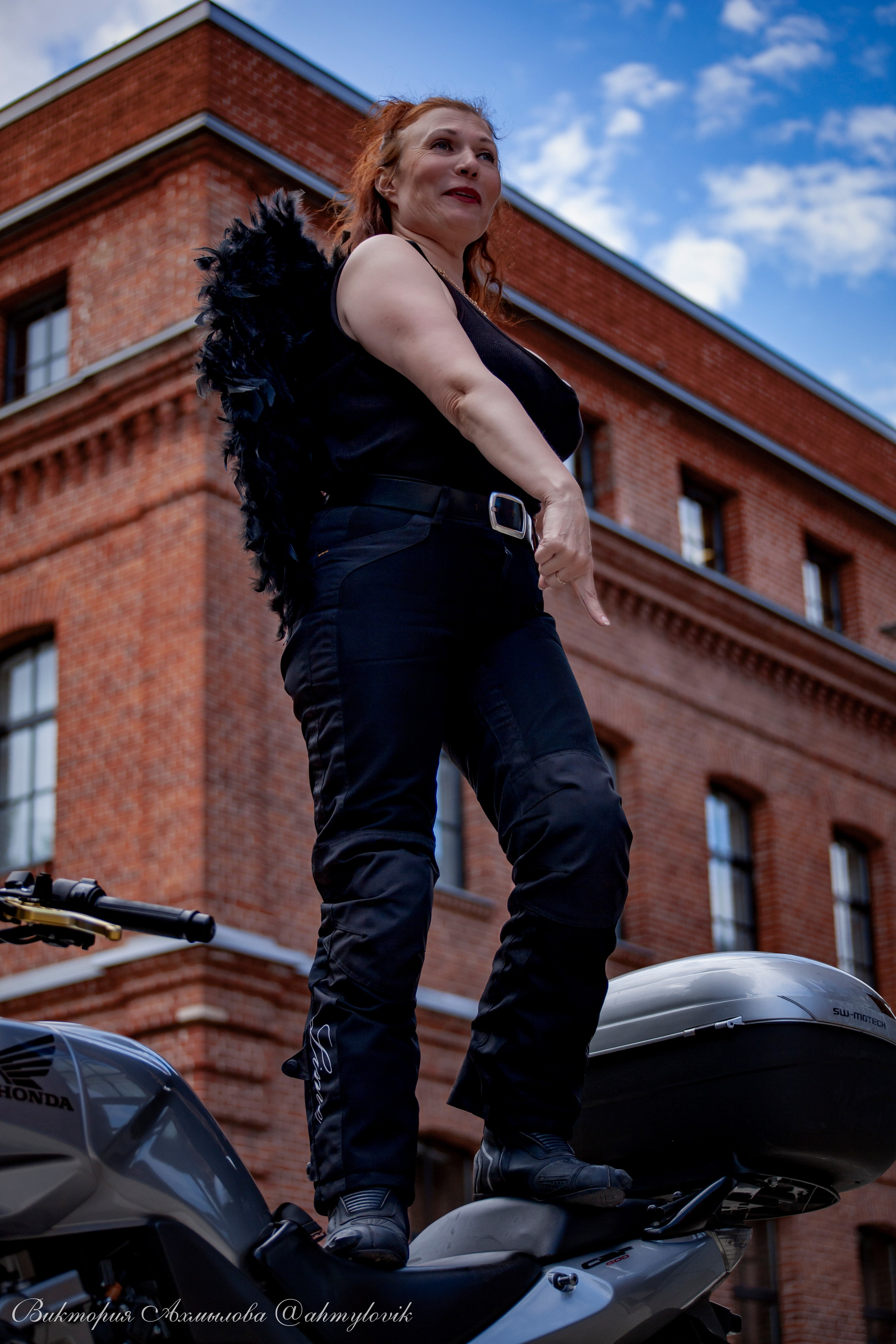 Мария Ева (Honda CBF). Виктория Ахмылова. Фотограф в Москве