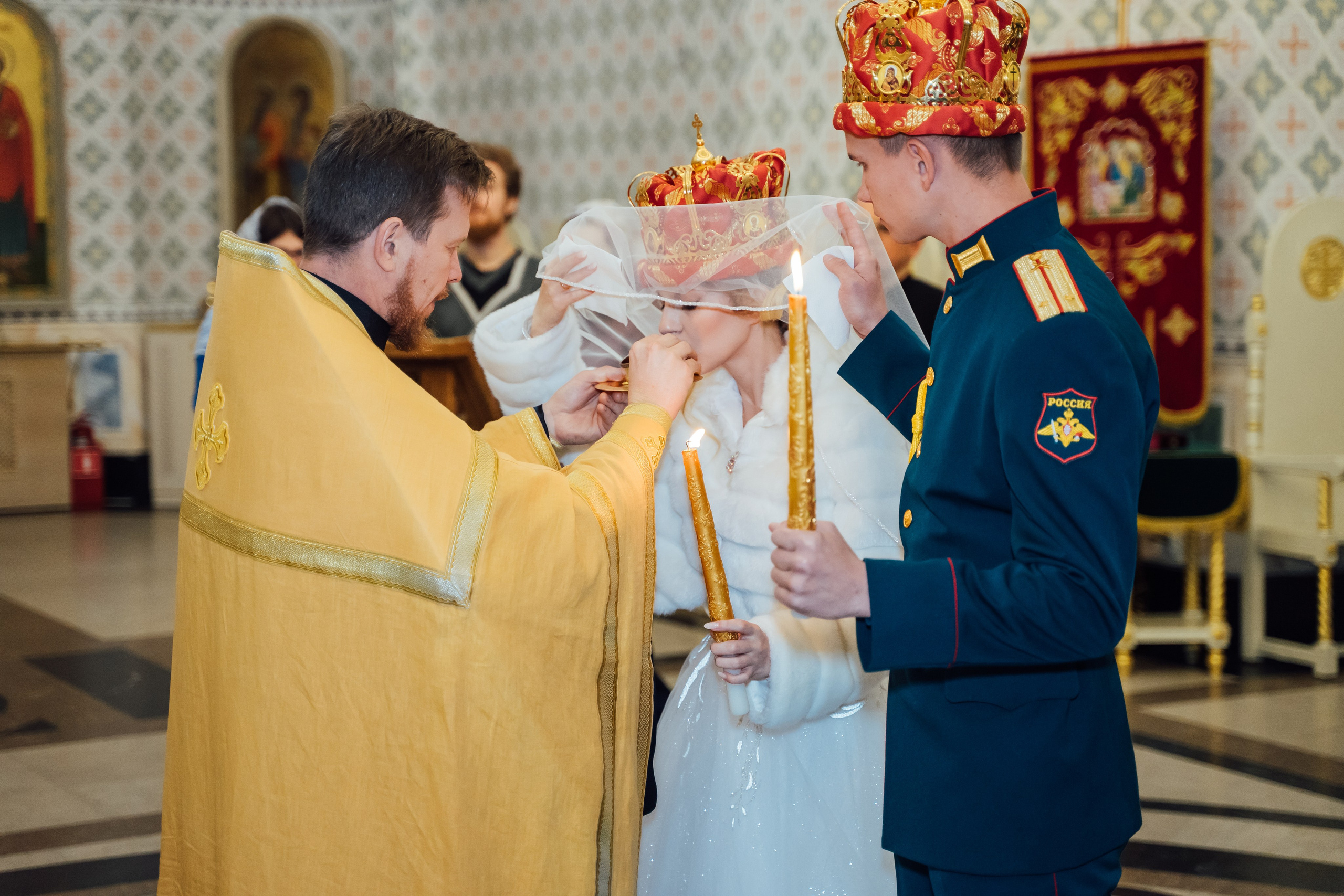 Венчание Вячеслав и Виктория. Свадебный фотограф в Коломне, Воскресенске, Егорьевске Владимир Петров