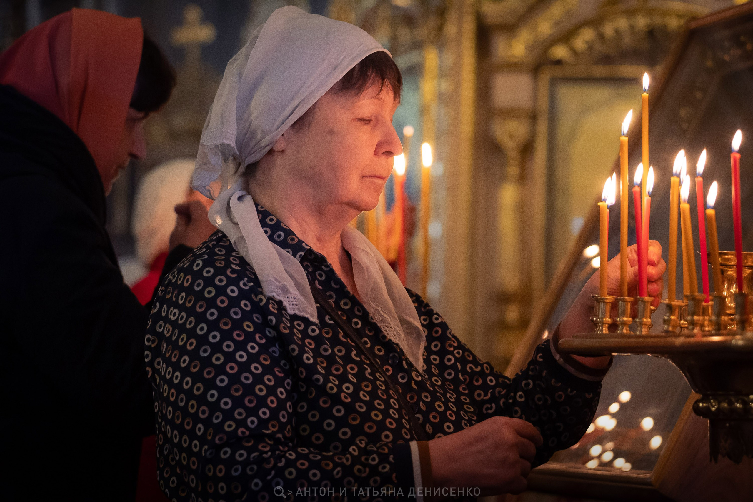 Храм Преображения Господня в Богородском. Антипасха. Антон и Татьяна Денисенко — В храме