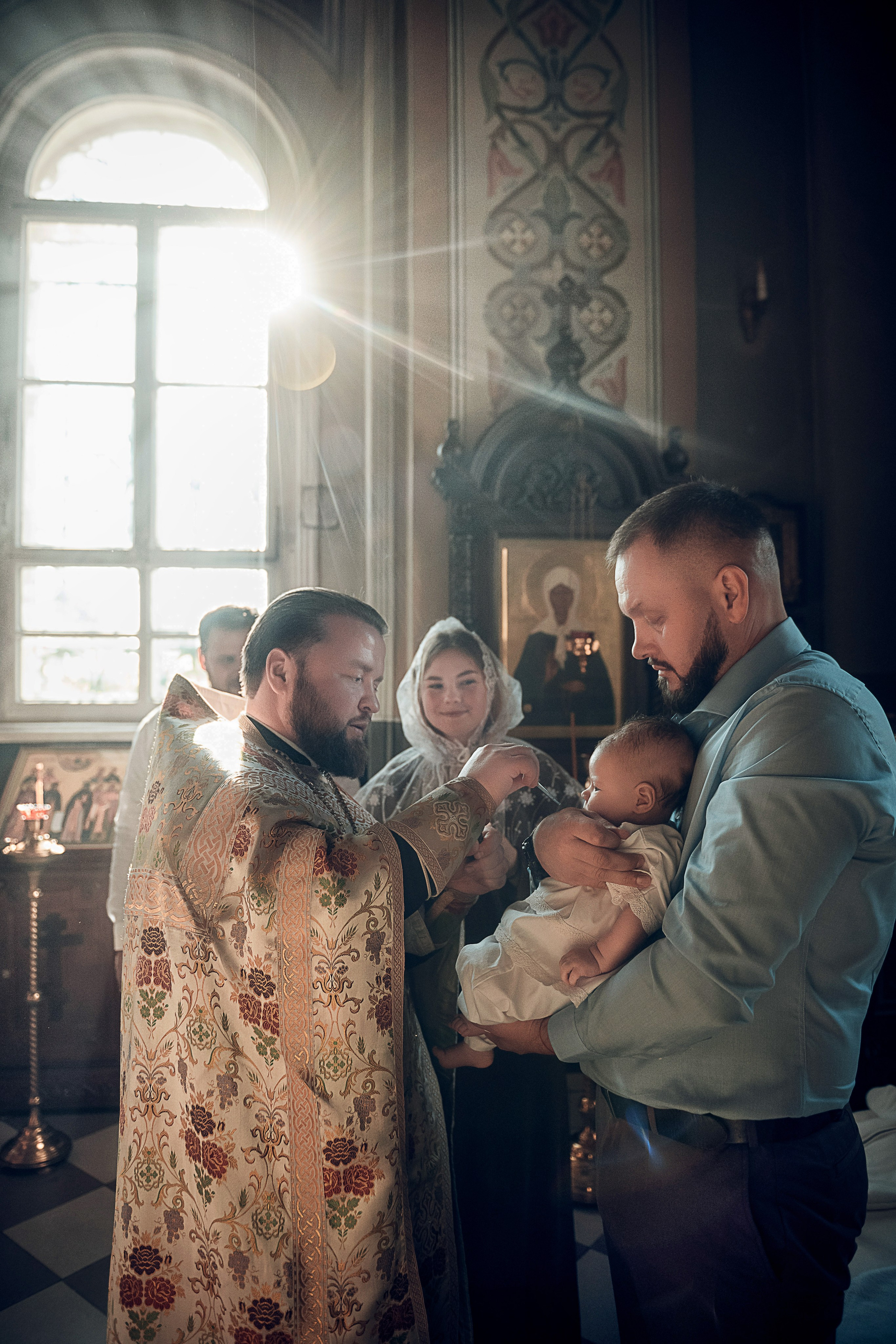 Крещение Святослава.Рахманово. Свадебный, семейный и детский фотограф в Москве и области