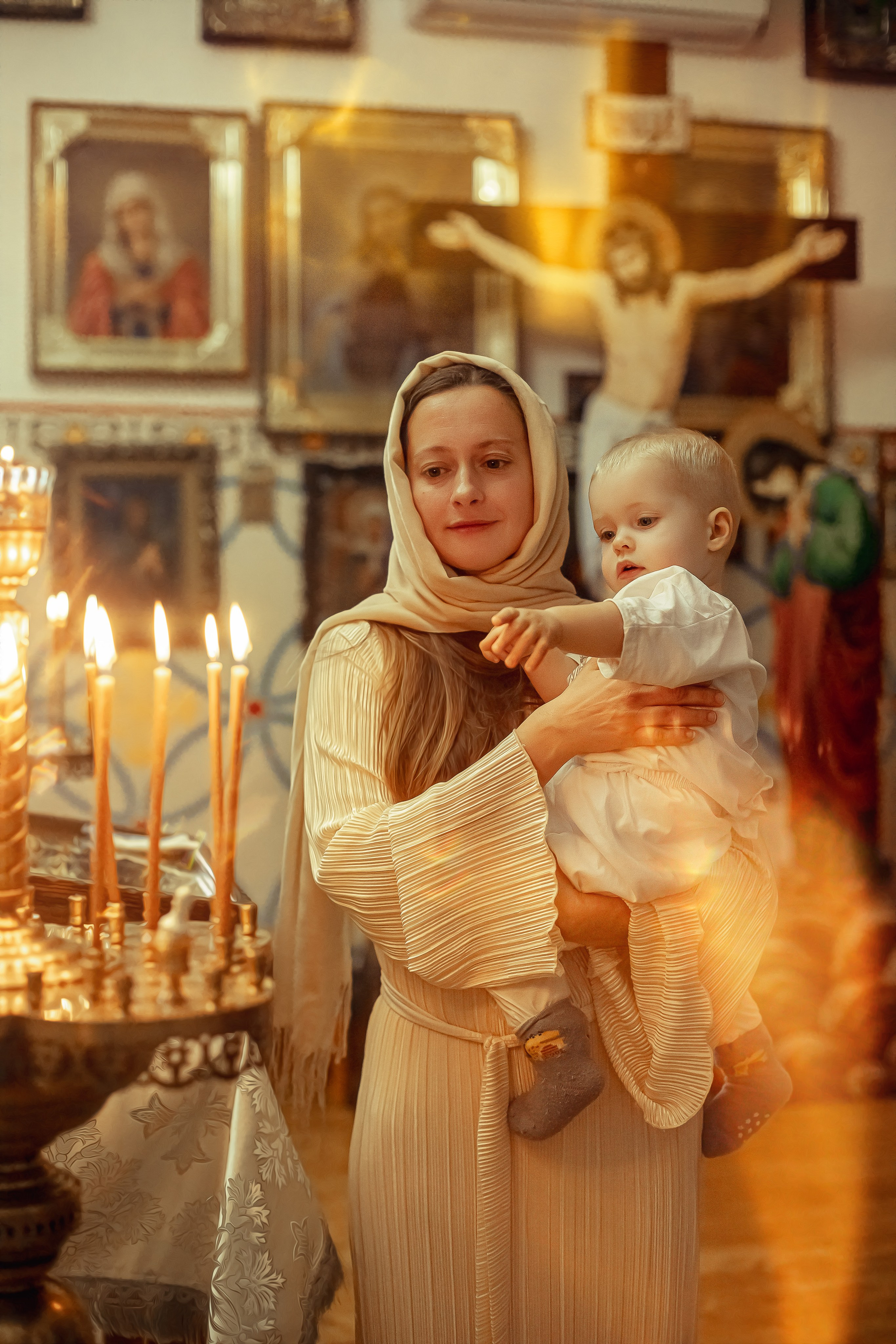 Фотосъемки Крещения. Семейный и детский фотограф в Крыму Екатерина Швец