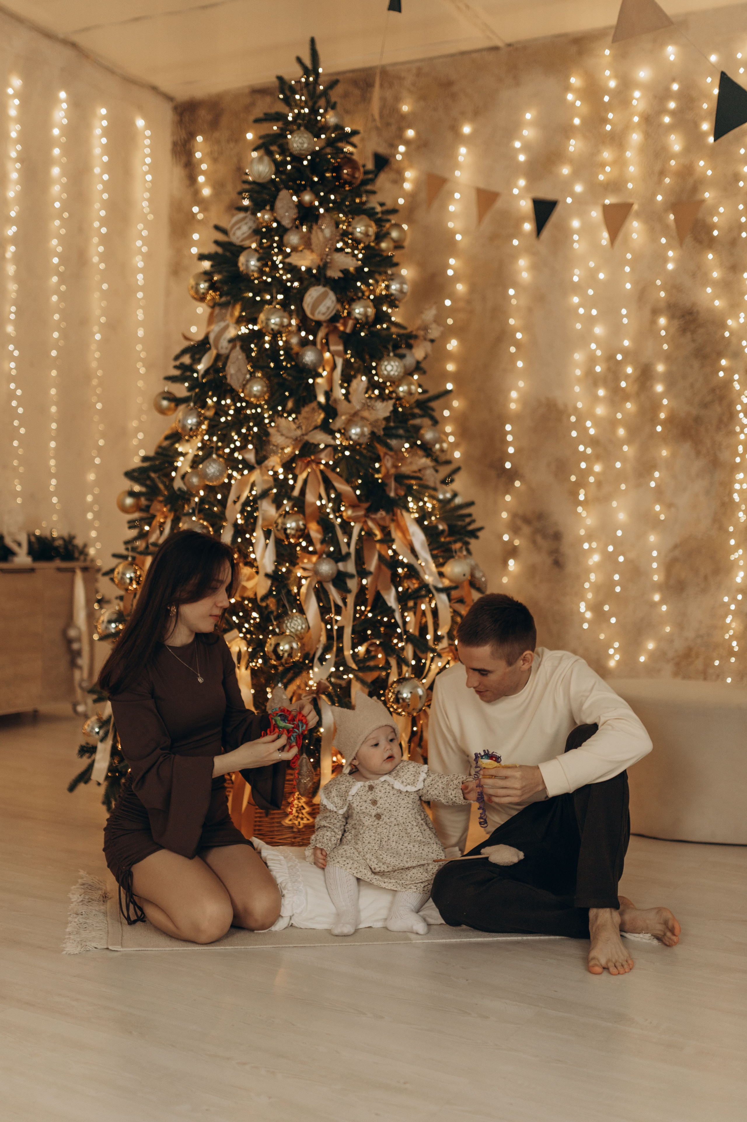 Новогодняя история Дмитрия, Полины и Анюты. Фотограф в Ставрополе Svetlana Matveeva