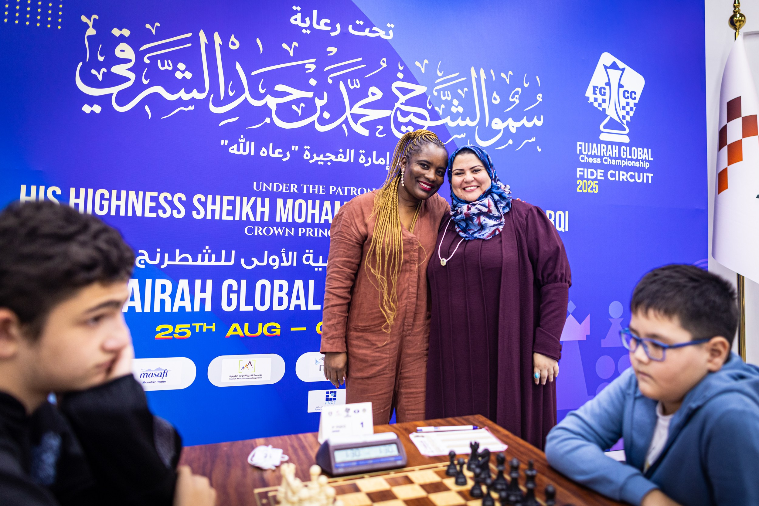2025.08.31 1st. FUJAIRAH GLOBAL Chess Championship — Round8. Фотограф Анна Штурман (репортажная съёмка любых событий и мероприятий) Anna Shtourman photographer