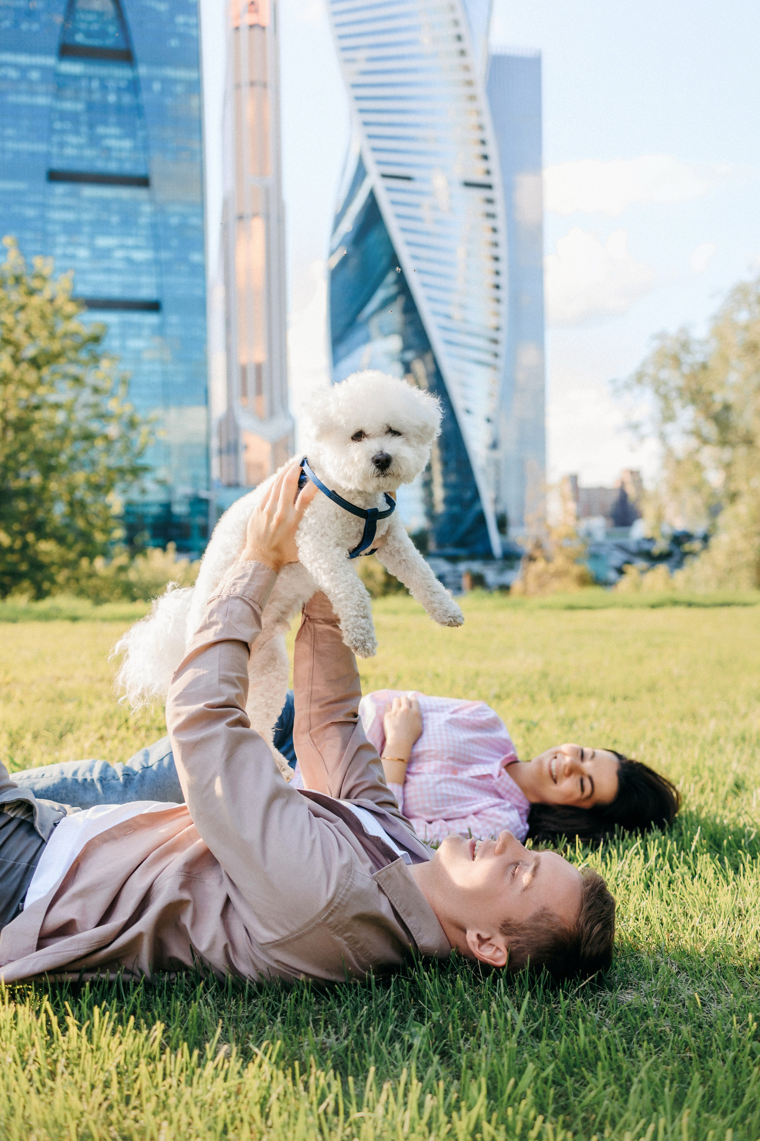 Марина, Данил и Бруно. Фотограф-анималист Елена Радченко, Москва