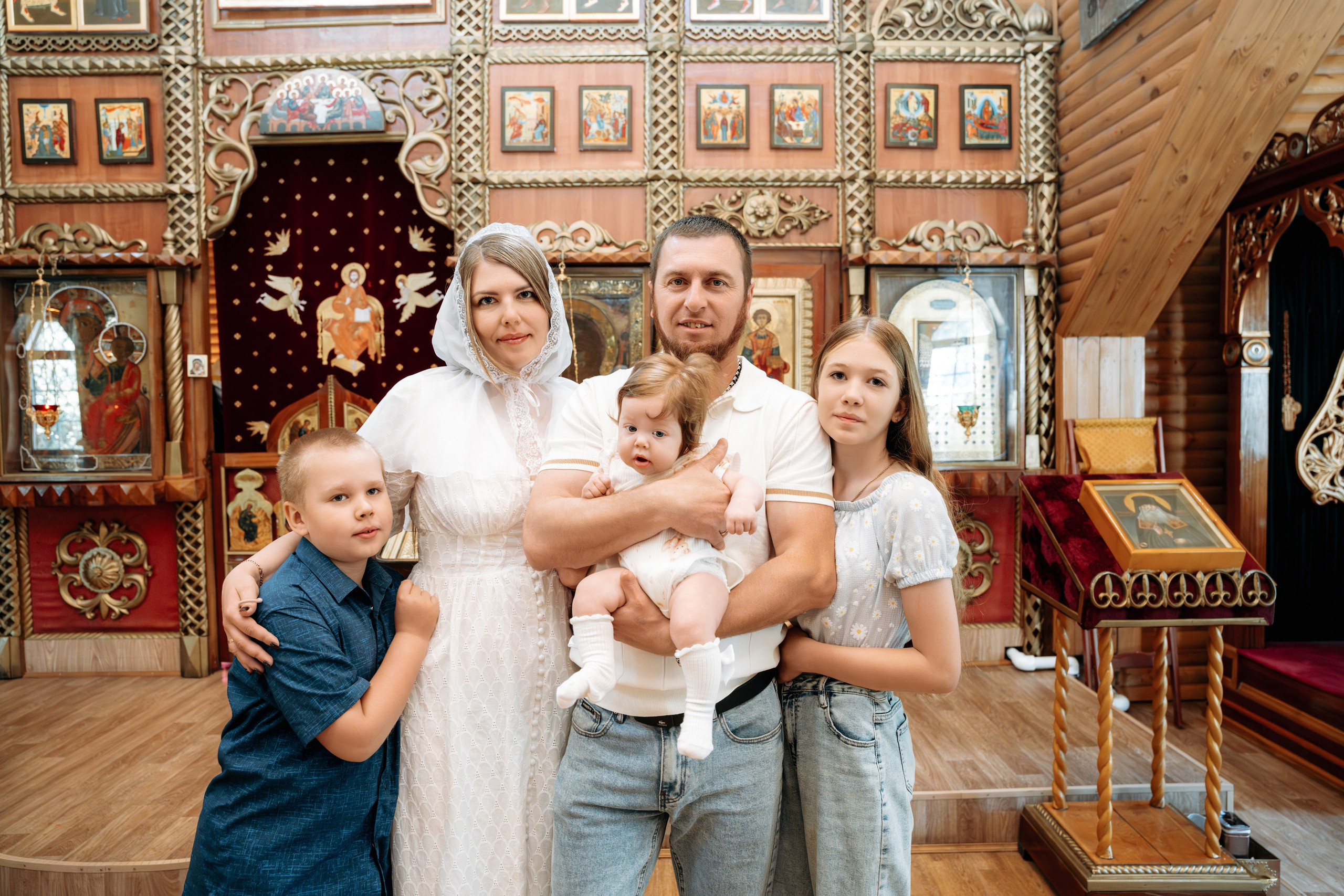Крещение малышки. Семейный и свадебный фотограф в Ульяновске Арина Авдеева
