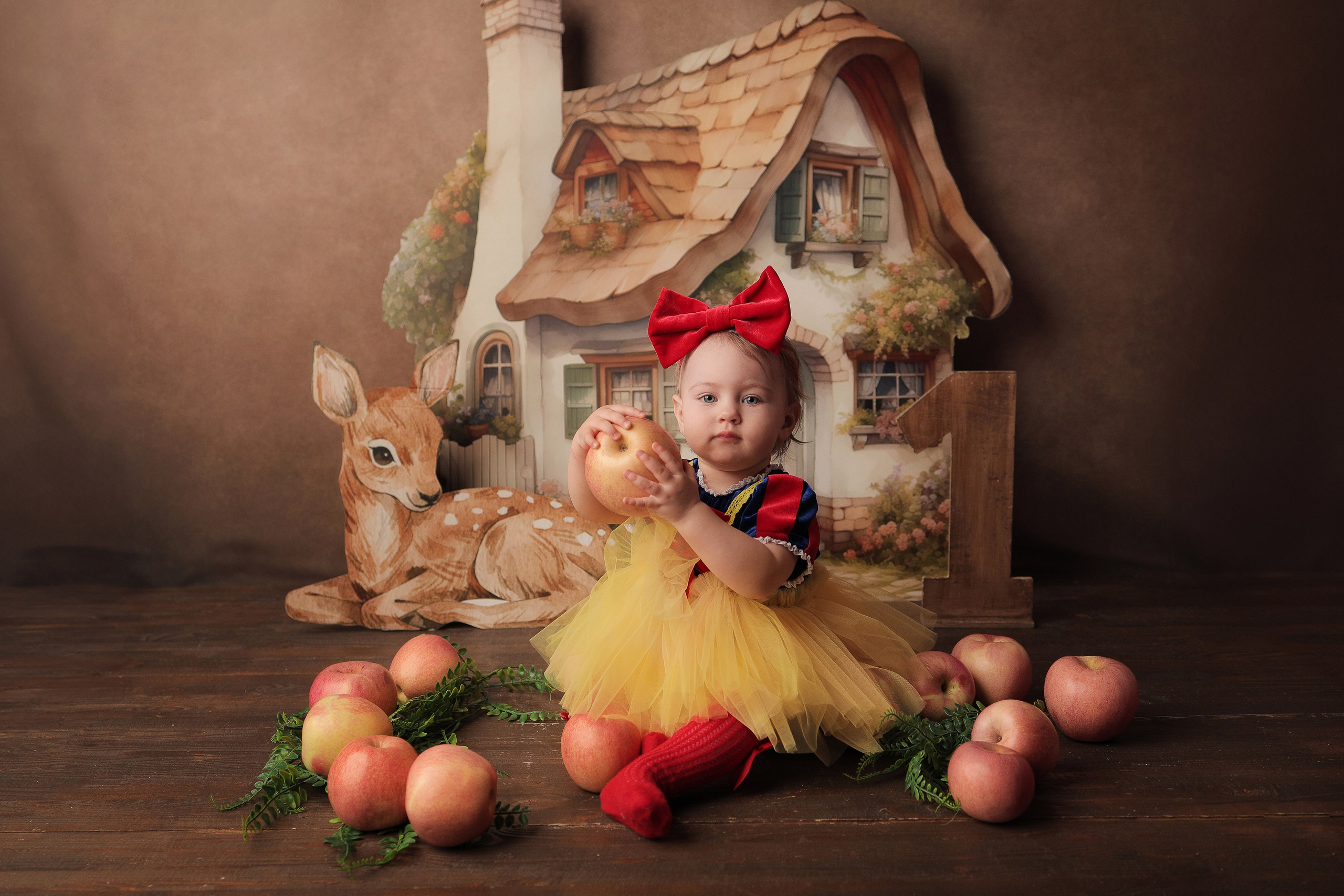 Ксюшенька, 1 годик. Фотограф новорожденных в Новокузнецке Анна Горошникова
