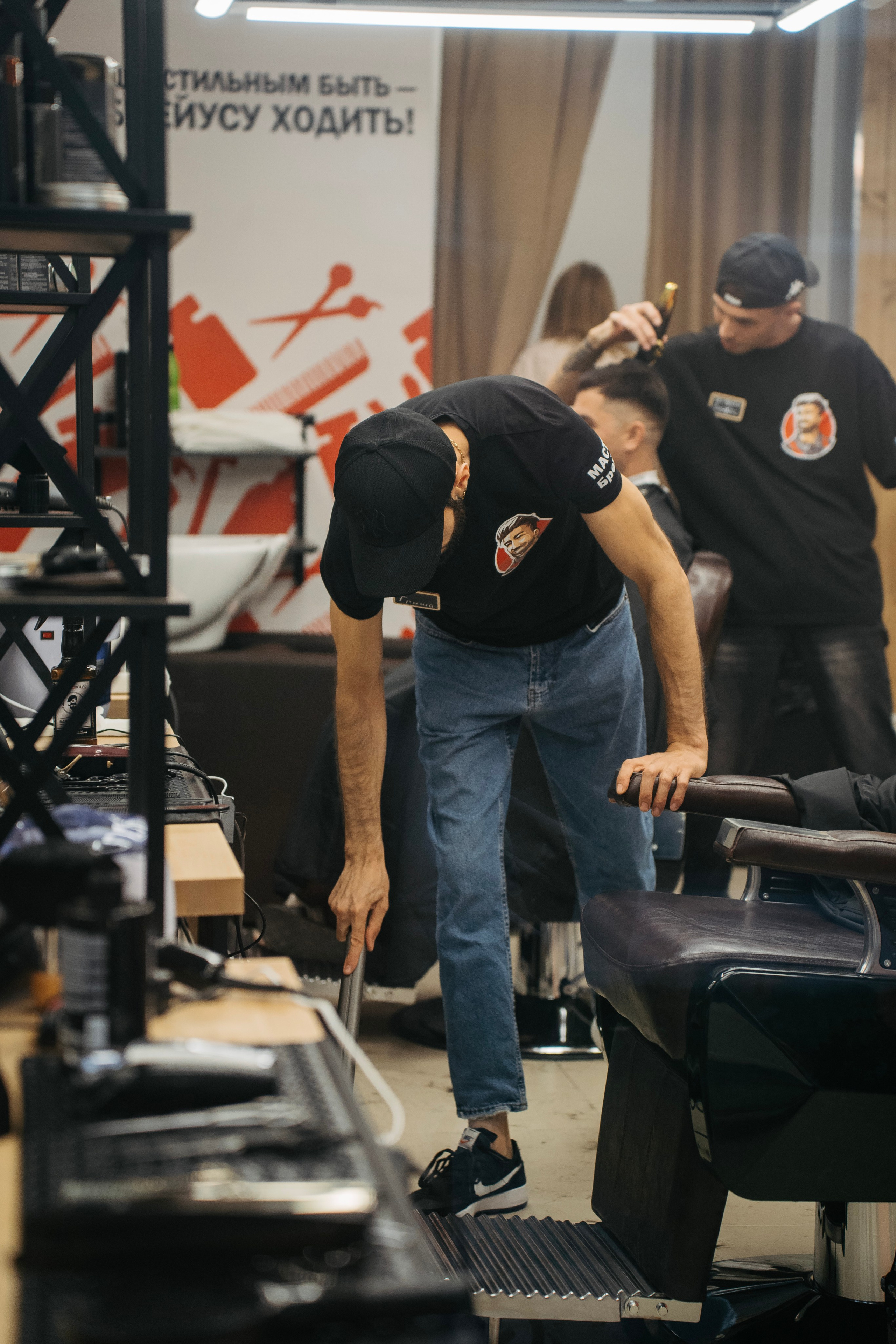 Барбершоп (открытие). Беккер Таня