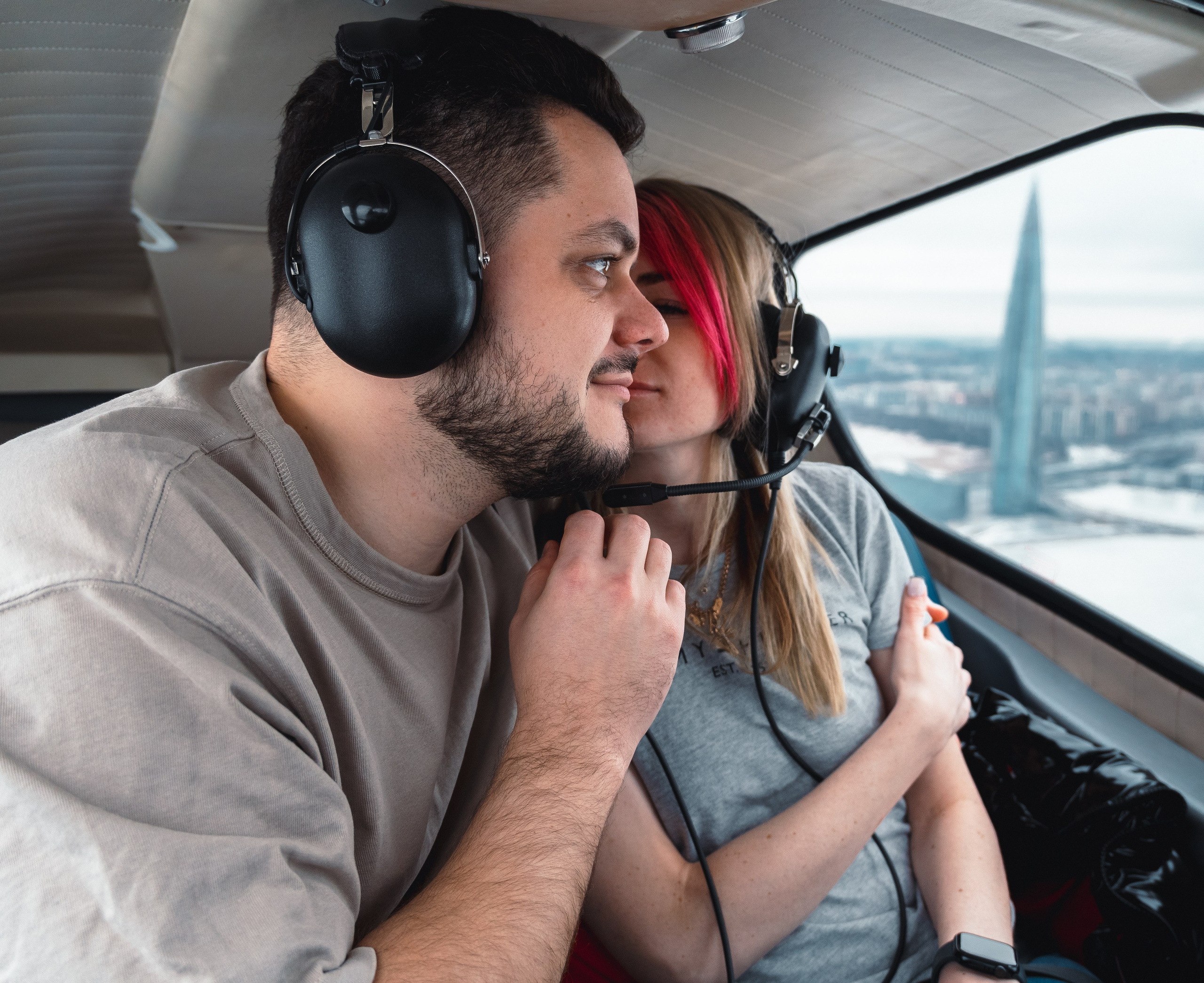 фотосессия в частном самолете