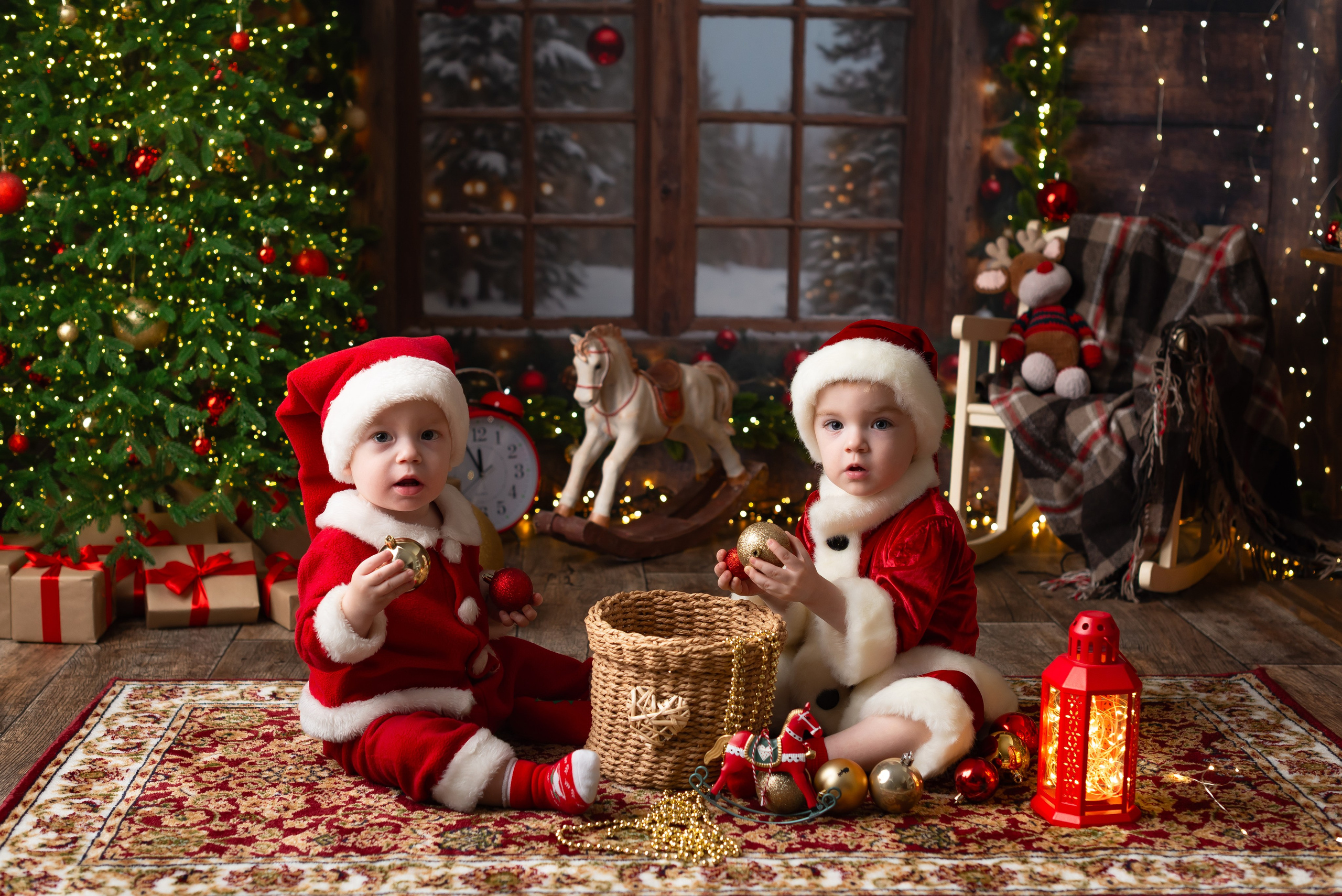 Детская новогодняя фотосессия. Детская фотостудия «Мандаринка» | Детский фотограф Краснодар