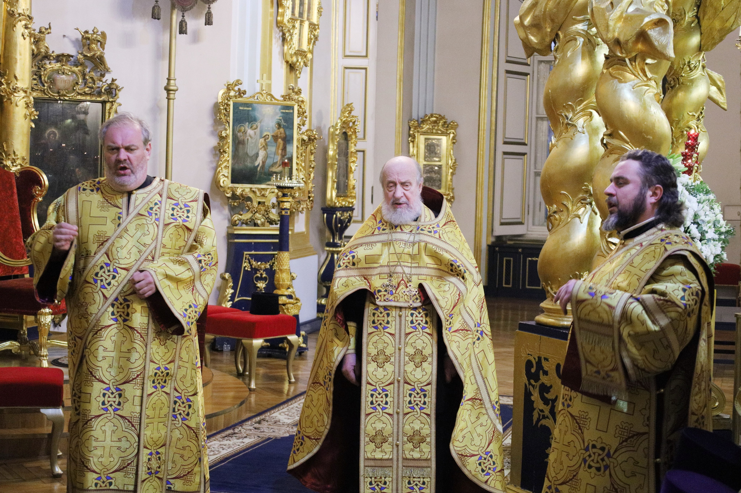 СЛУЖЕНИЕ В КАНУН ДНЯ ПАМЯТИ СВЯТИТЕЛЯ НИКОЛАЯ ЧУДОТВОРЦА. НИКОЛО-БОГОЯВЛЕНСКИЙ МОРСКОЙ СОБОР