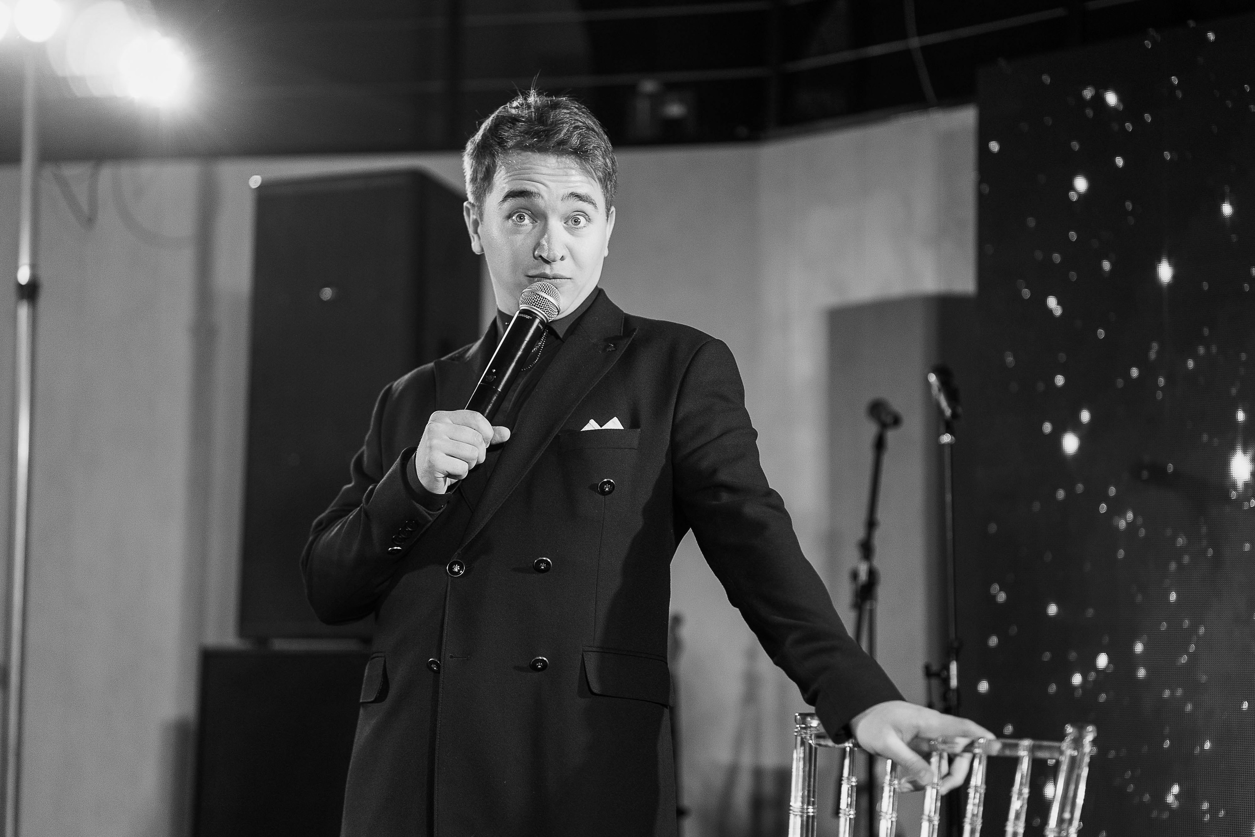 Ведущие Айнур Шайхайдаров и Азамат Рахимов