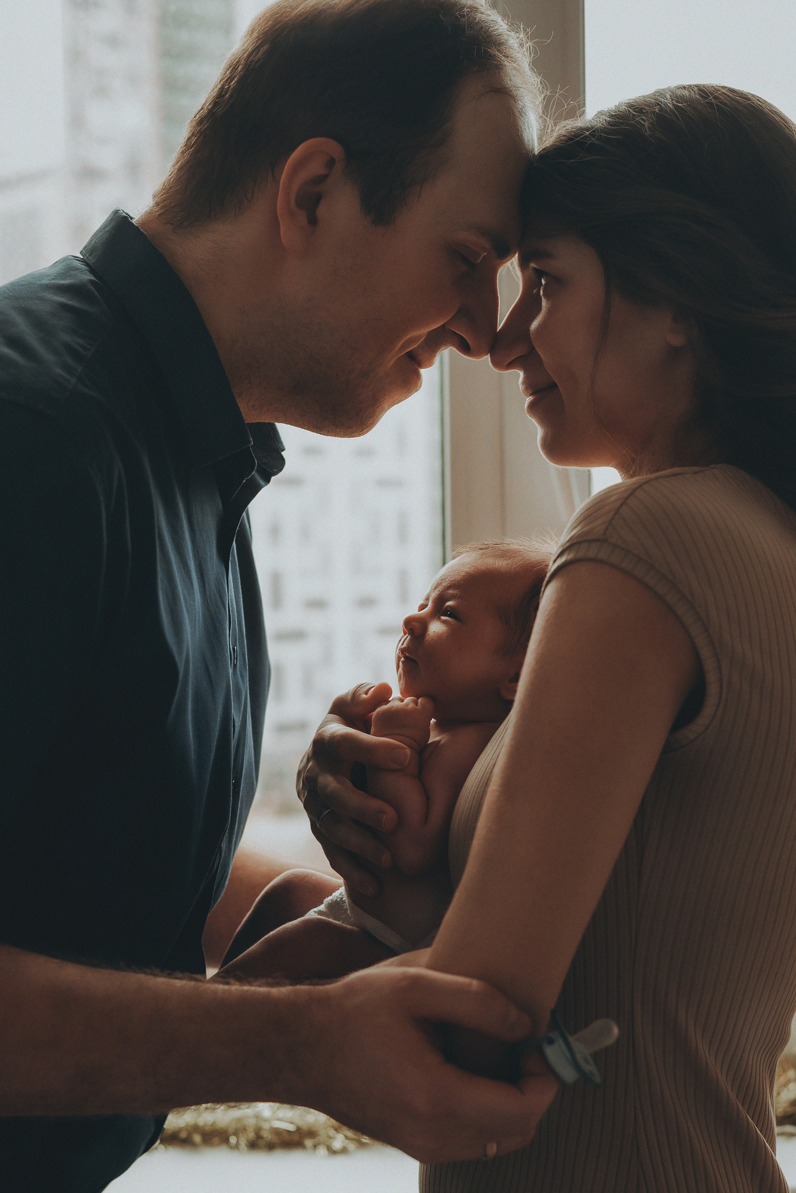 Домашняя фотосессия новорожденной Кати. Семейный и детский фотограф Кущ Наташа