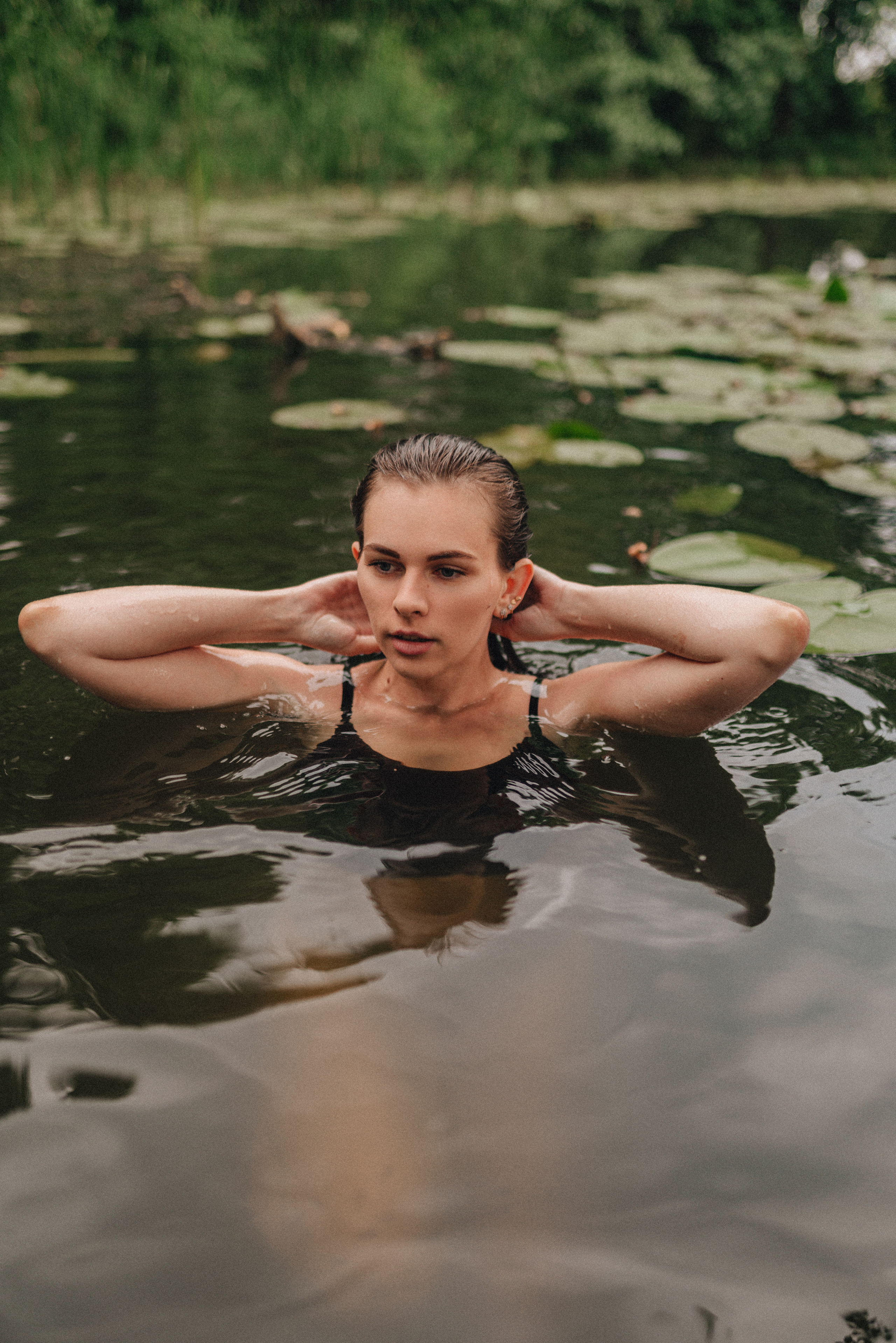 Кристина |Съемка в реке. Фотограф Карина Шмулёва. Воронеж и область