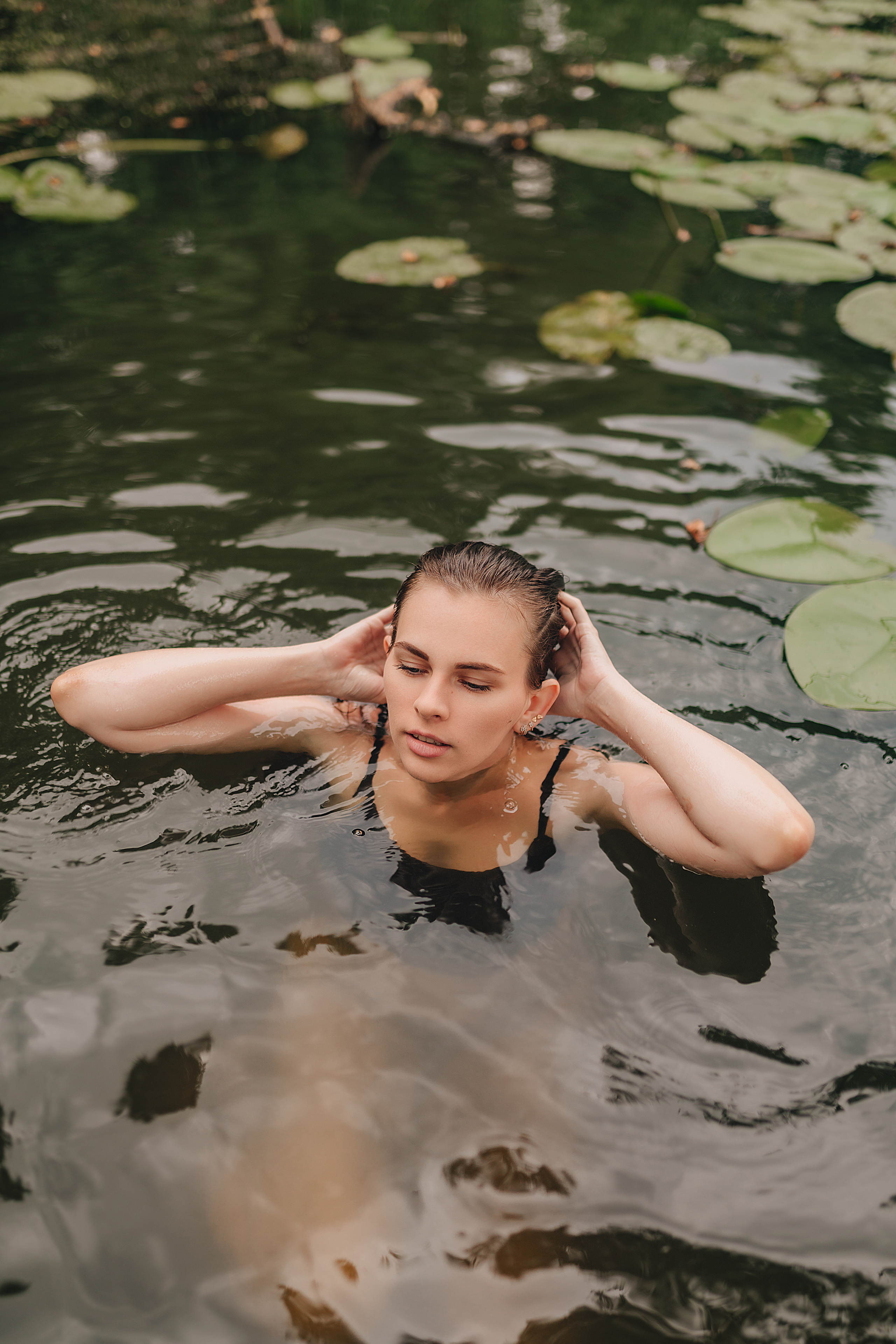 Кристина |Съемка в реке. Фотограф Карина Шмулёва. Воронеж и область