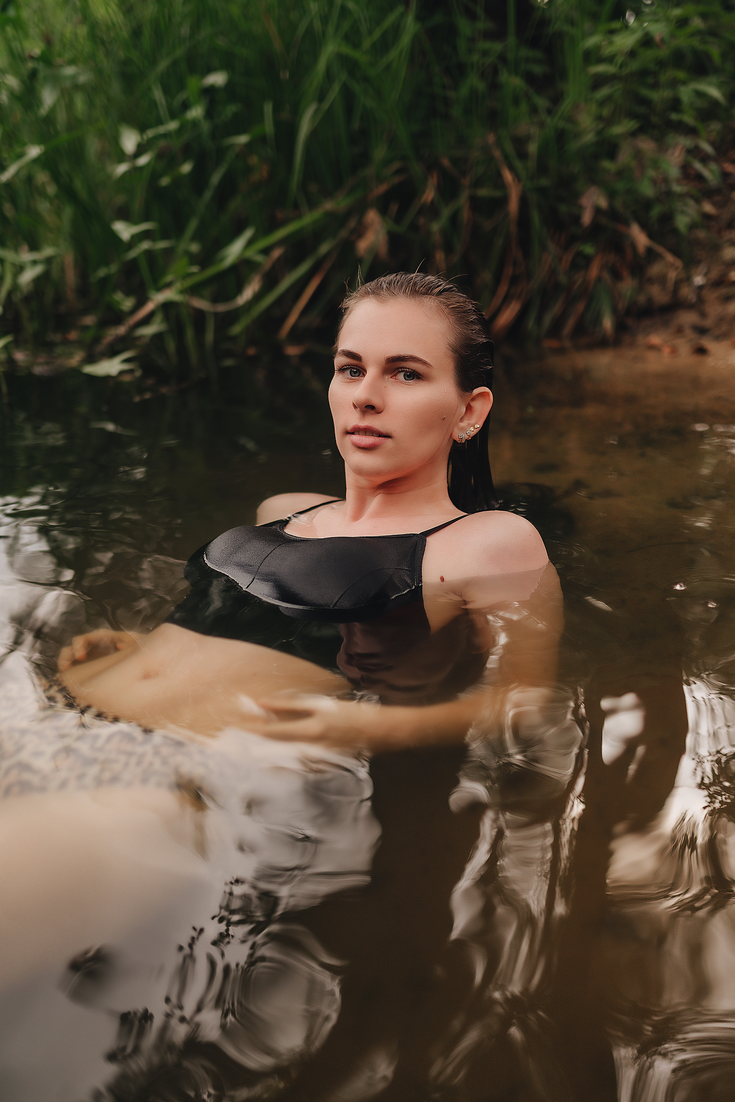 Кристина |Съемка в реке. Фотограф Карина Шмулёва. Воронеж и область