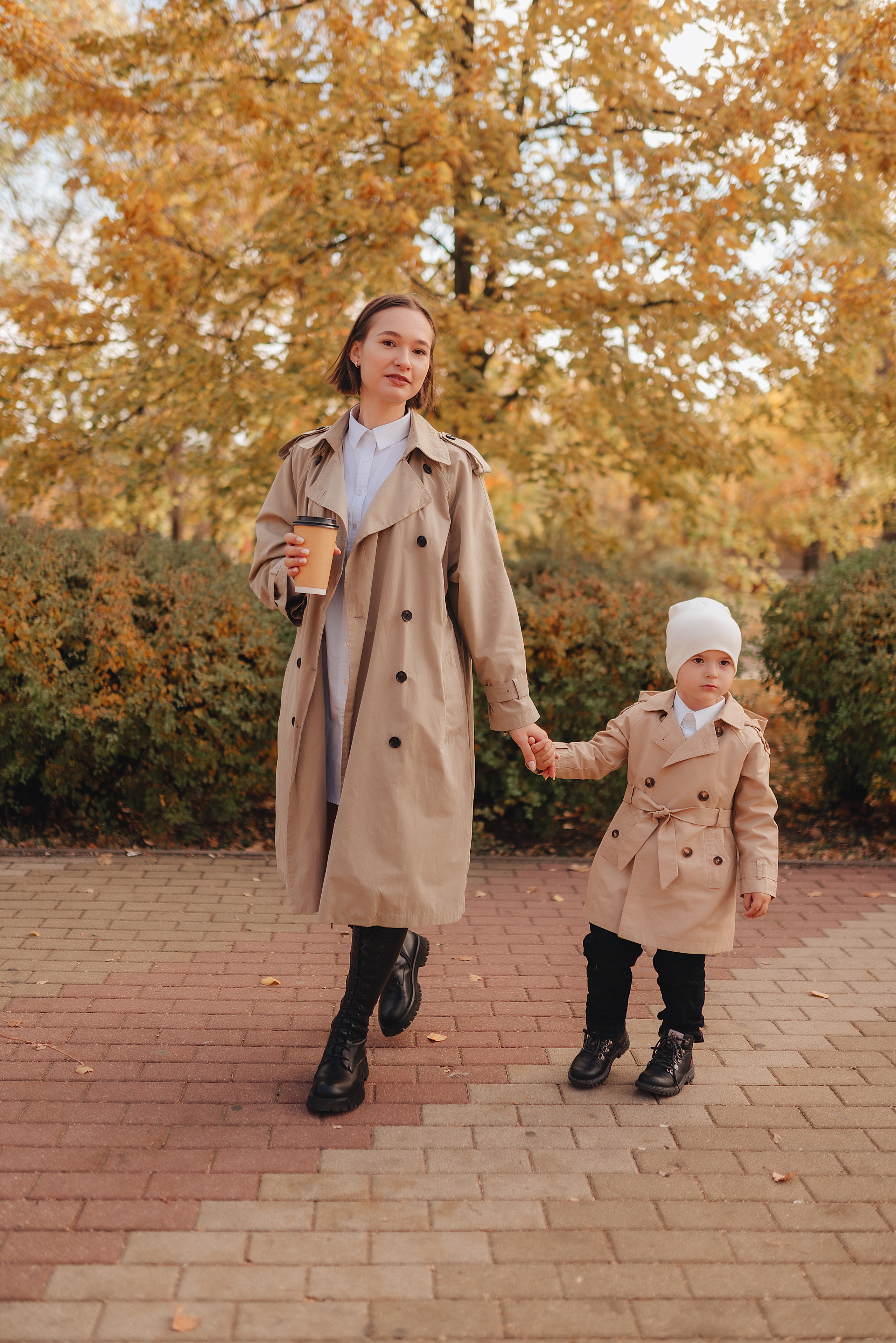 Осенняя прогулка в городском парке. Фотограф Карина Шмулёва. Воронеж и область