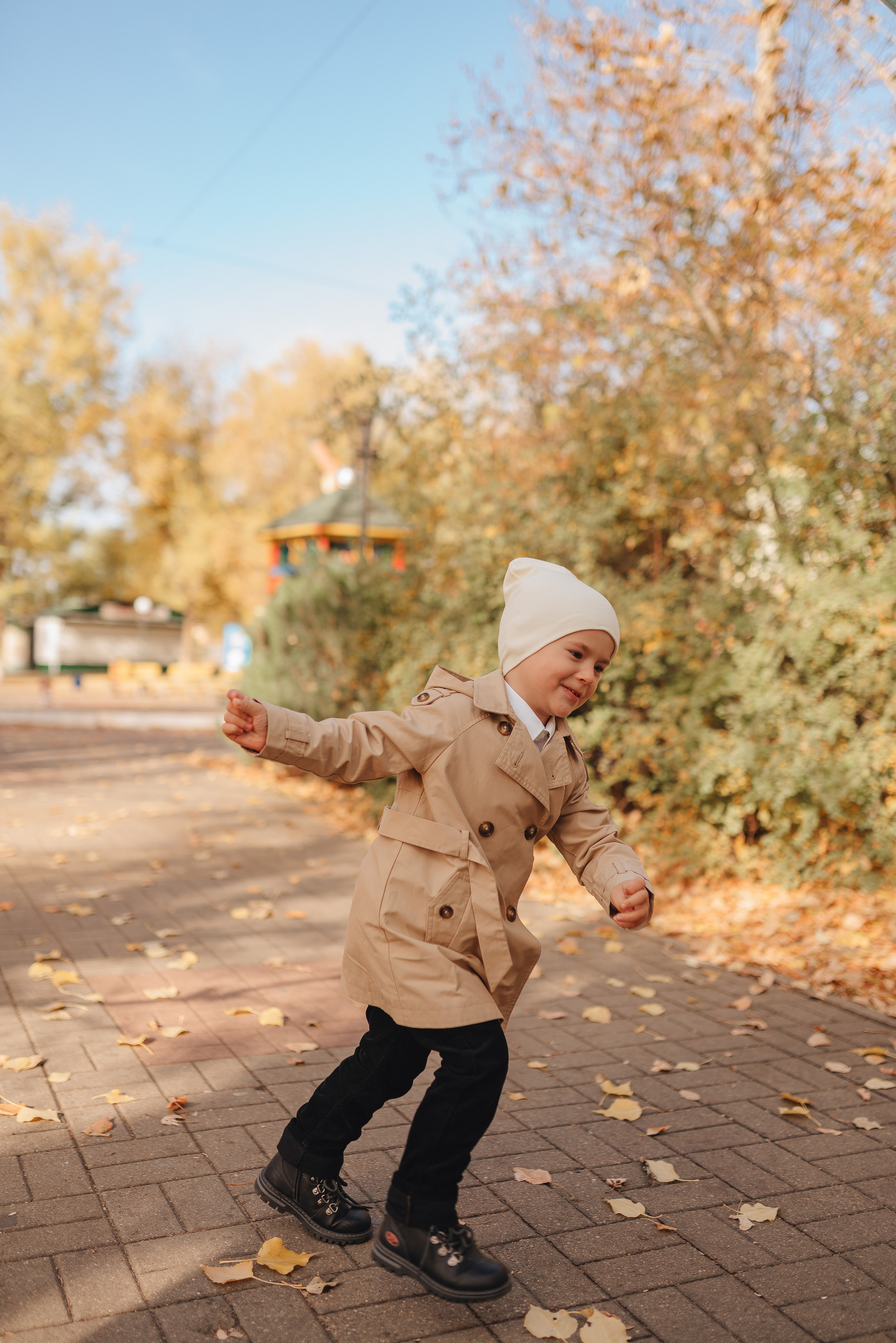 Осенняя прогулка в городском парке. Фотограф Карина Шмулёва. Воронеж и область