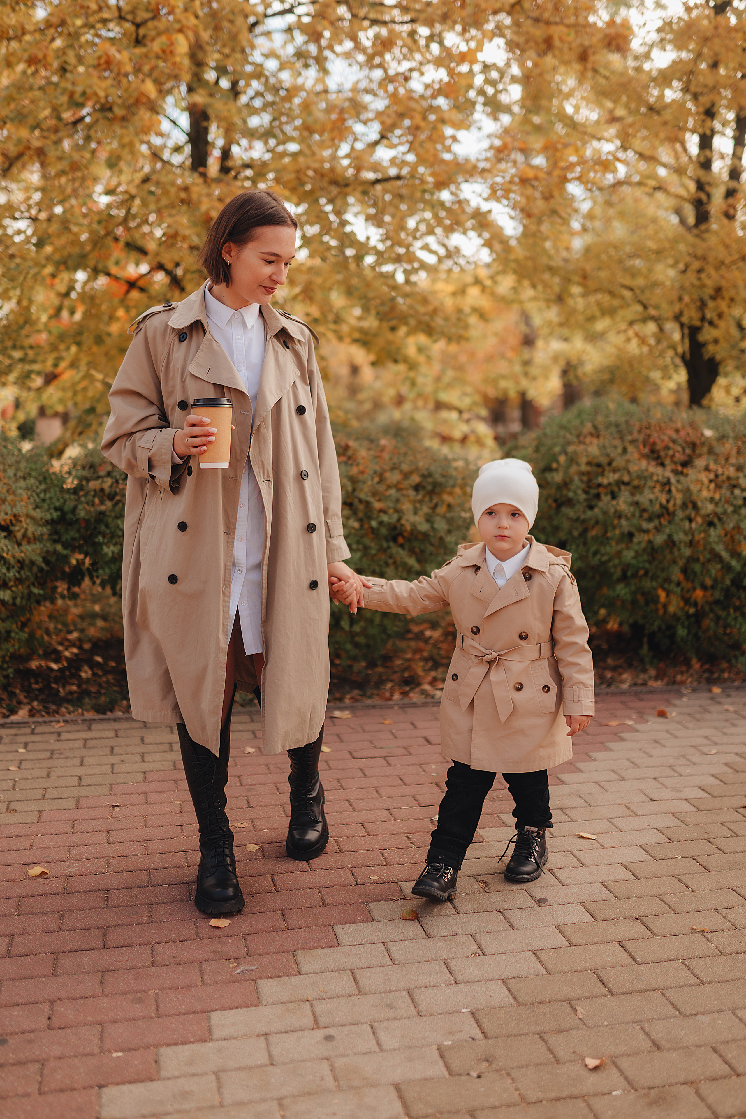 Осенняя прогулка в городском парке. Фотограф Карина Шмулёва. Воронеж и область