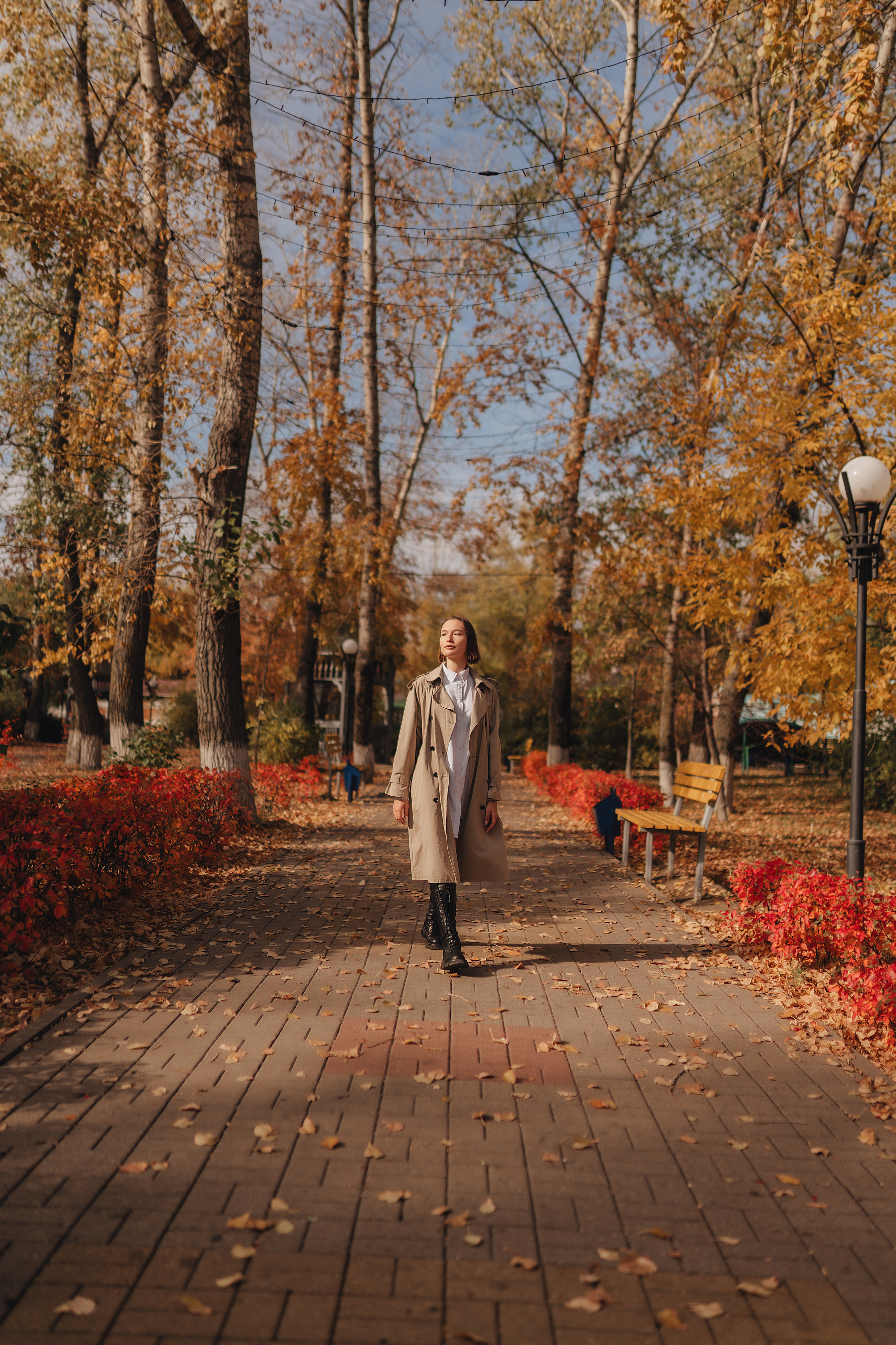 Осенняя прогулка в городском парке. Фотограф Карина Шмулёва. Воронеж и область