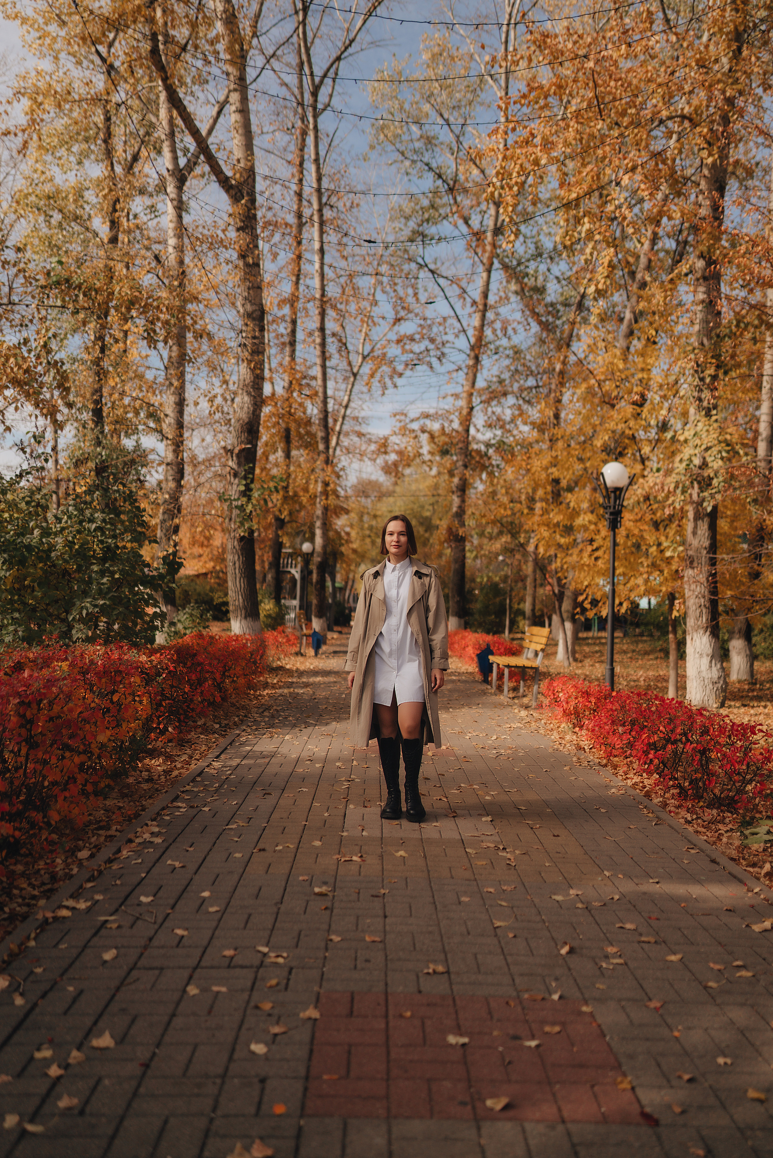 Осенняя прогулка в городском парке. Фотограф Карина Шмулёва. Воронеж и область