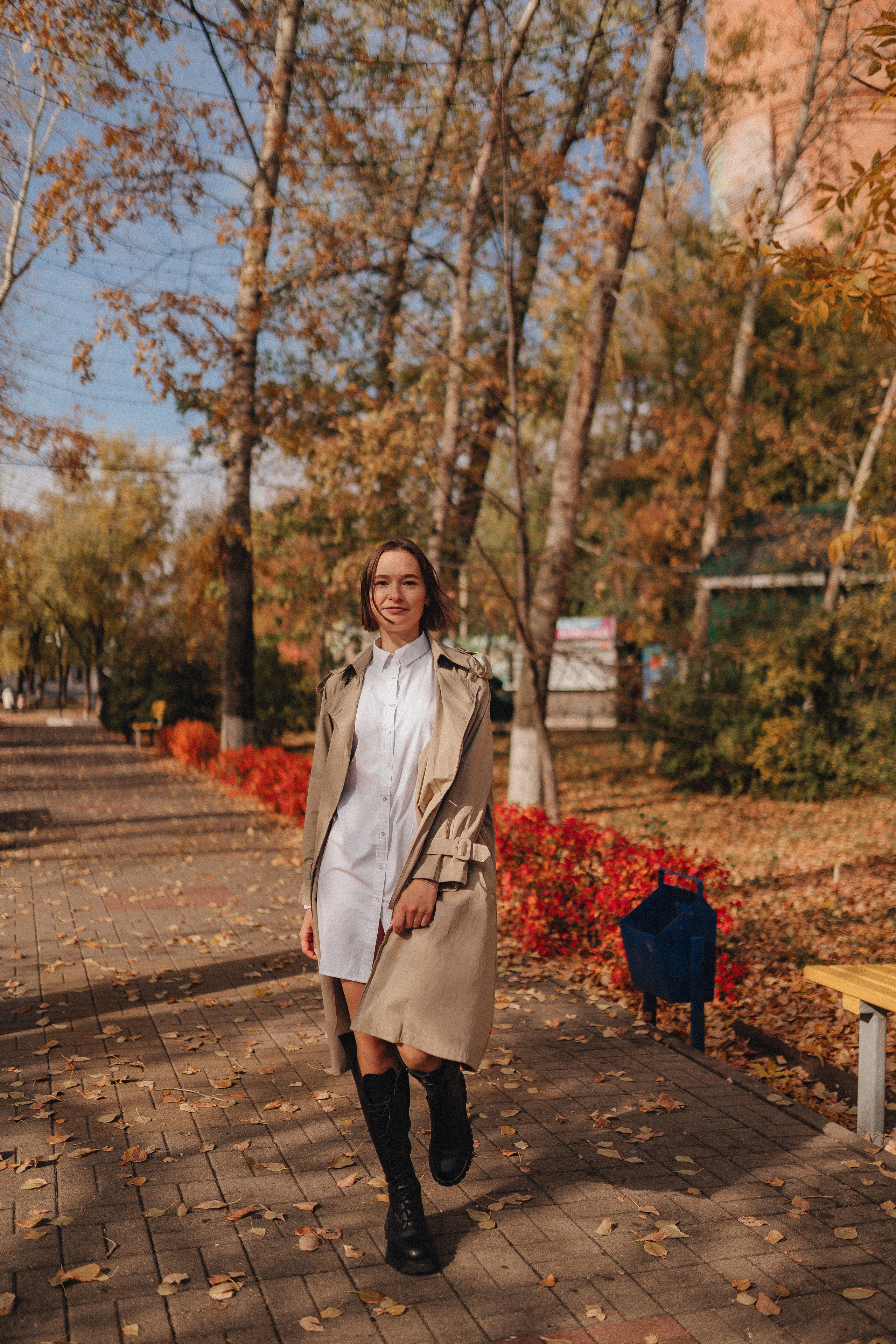 Осенняя прогулка в городском парке. Фотограф Карина Шмулёва. Воронеж и область
