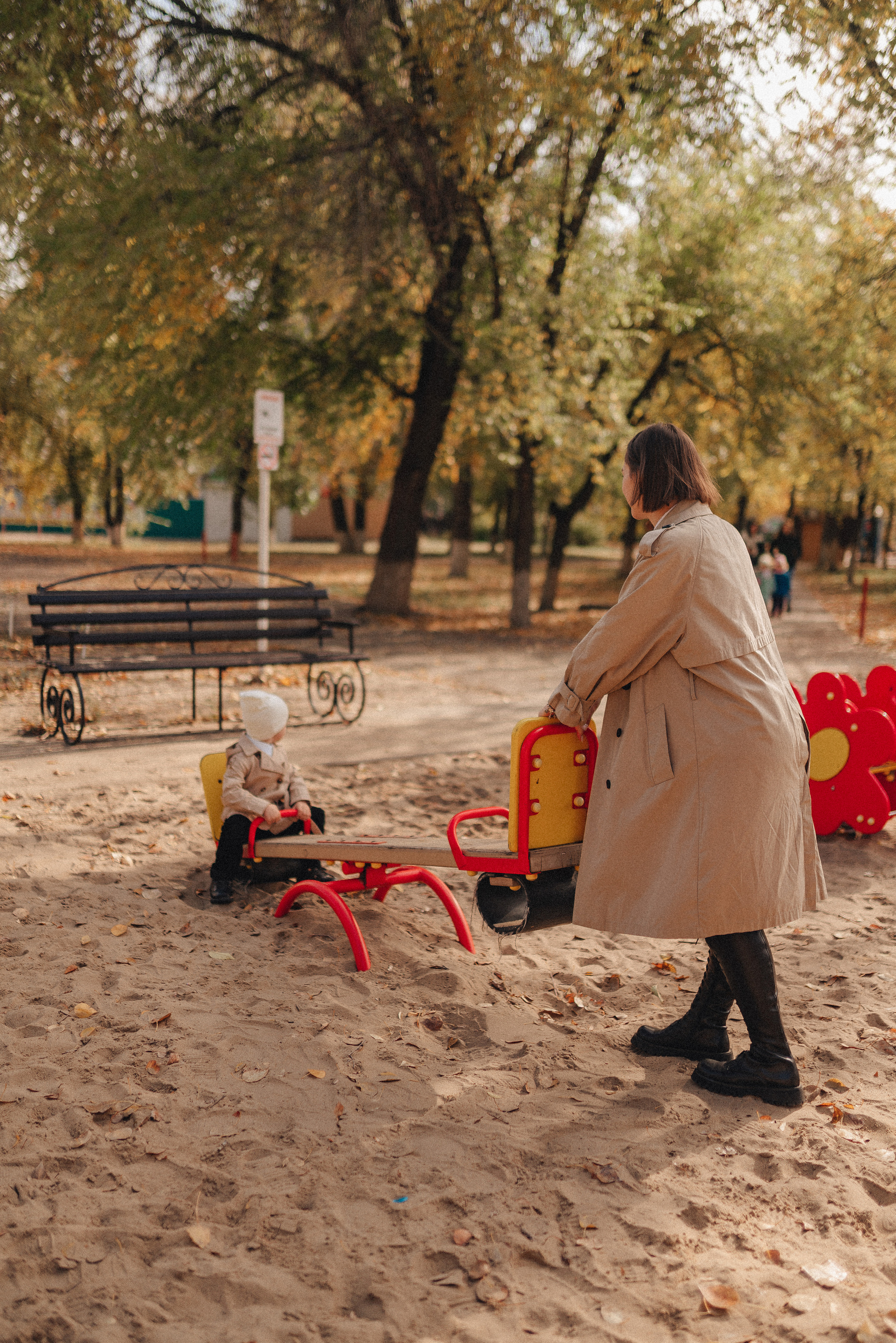 Осенняя прогулка в городском парке. Фотограф Карина Шмулёва. Воронеж и область