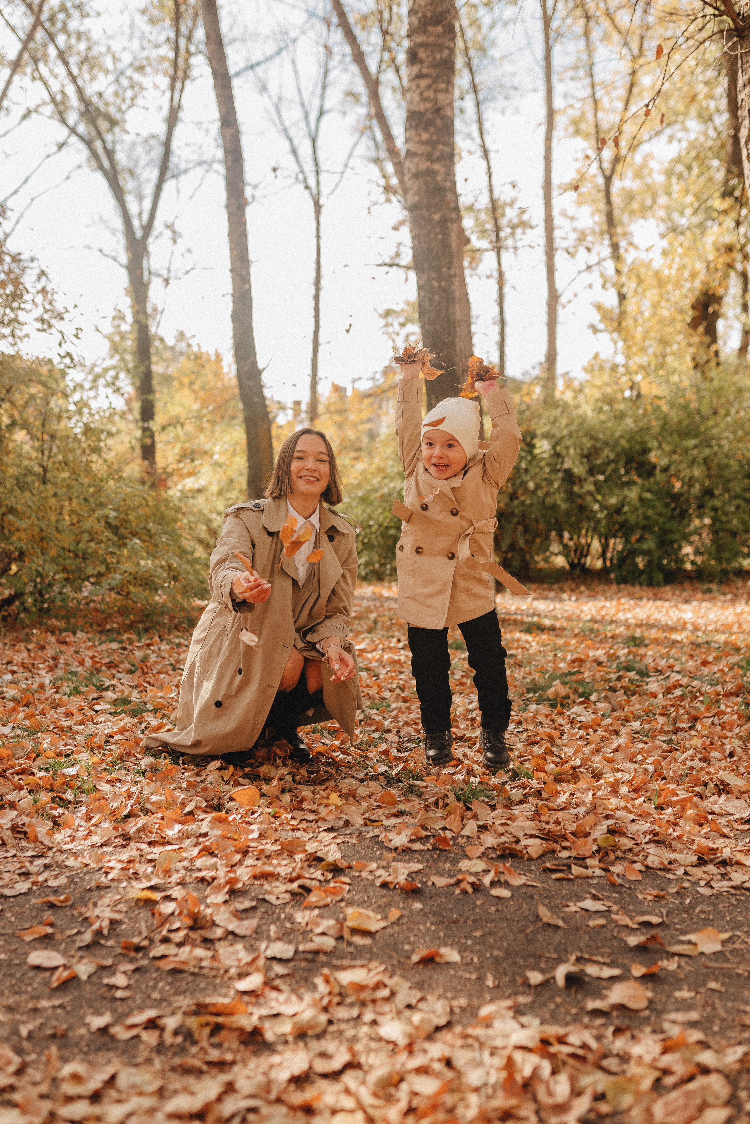Осенняя прогулка в городском парке. Фотограф Карина Шмулёва. Воронеж и область