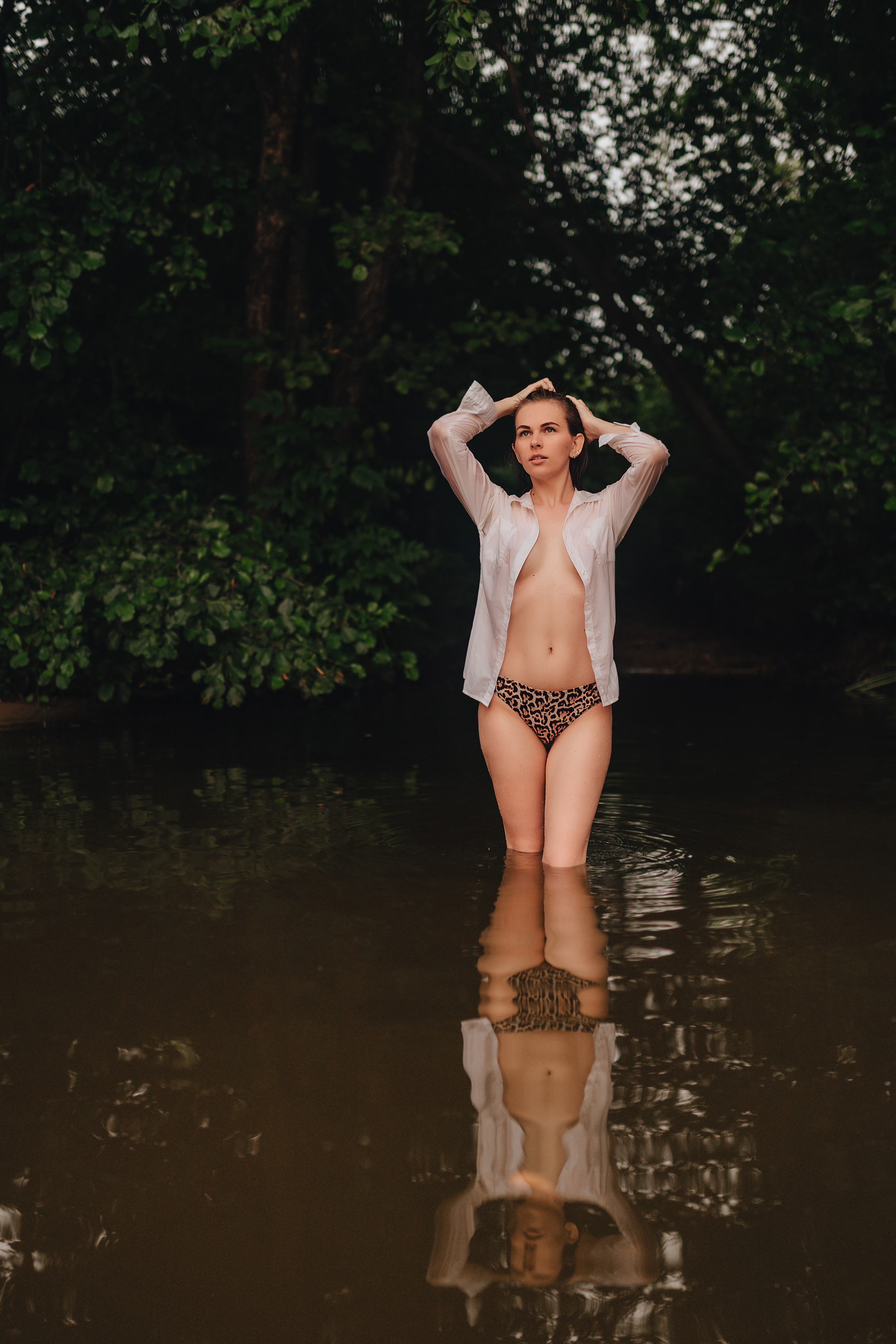 Кристина |Съемка в реке. Фотограф Карина Шмулёва. Воронеж и область