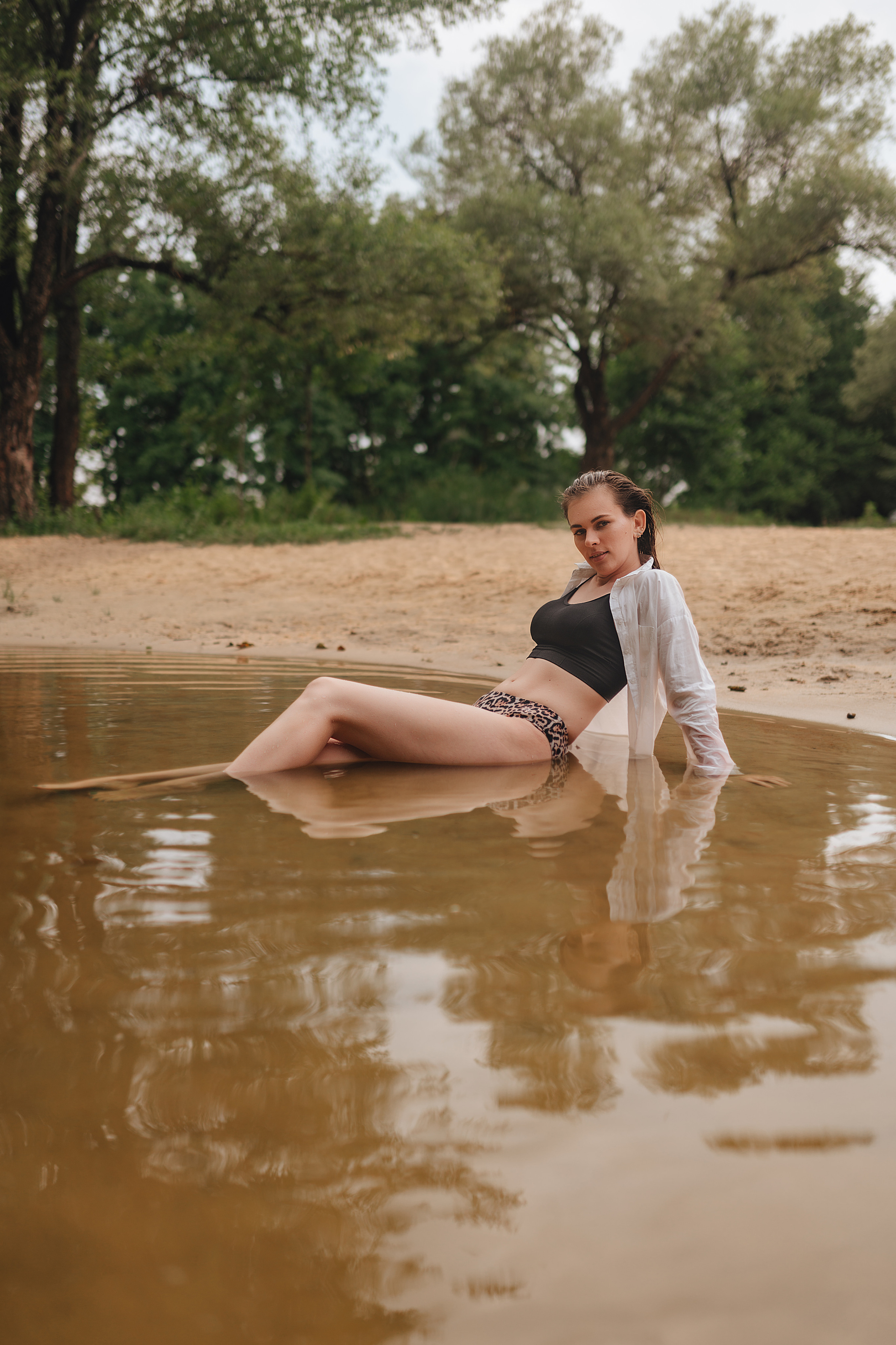 Кристина |Съемка в реке. Фотограф Карина Шмулёва. Воронеж и область