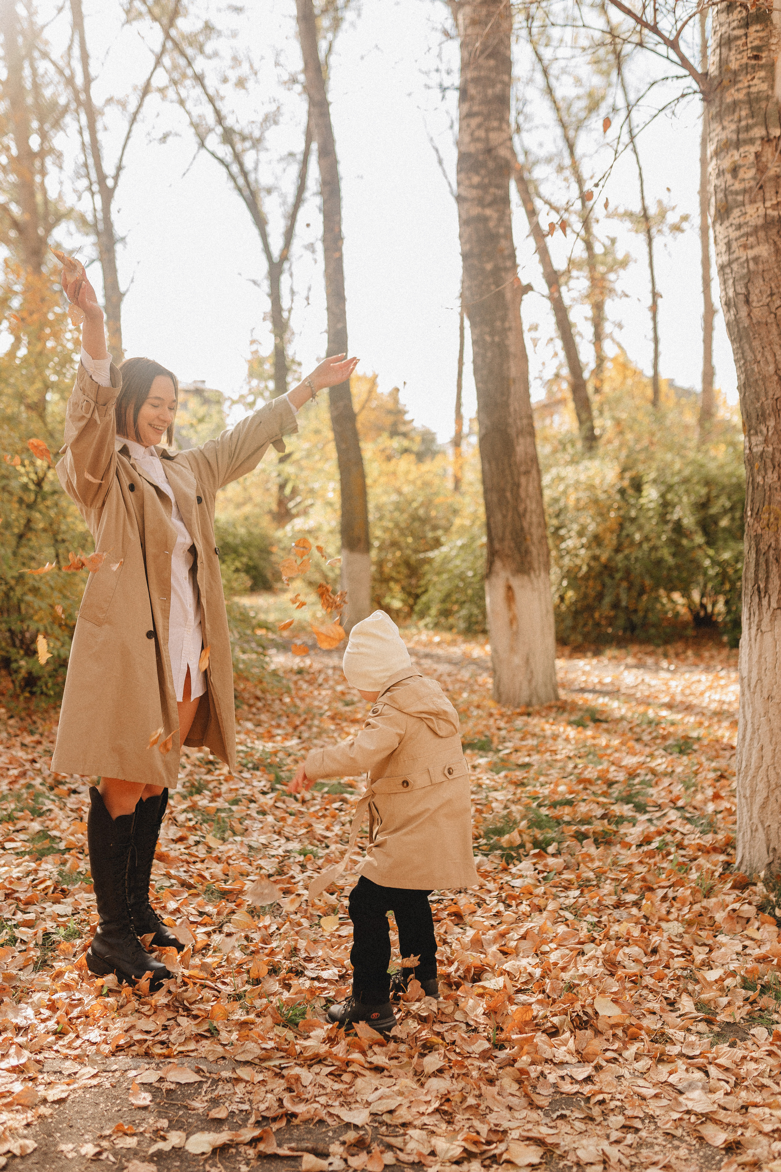 Осенняя прогулка в городском парке. Фотограф Карина Шмулёва. Воронеж и область