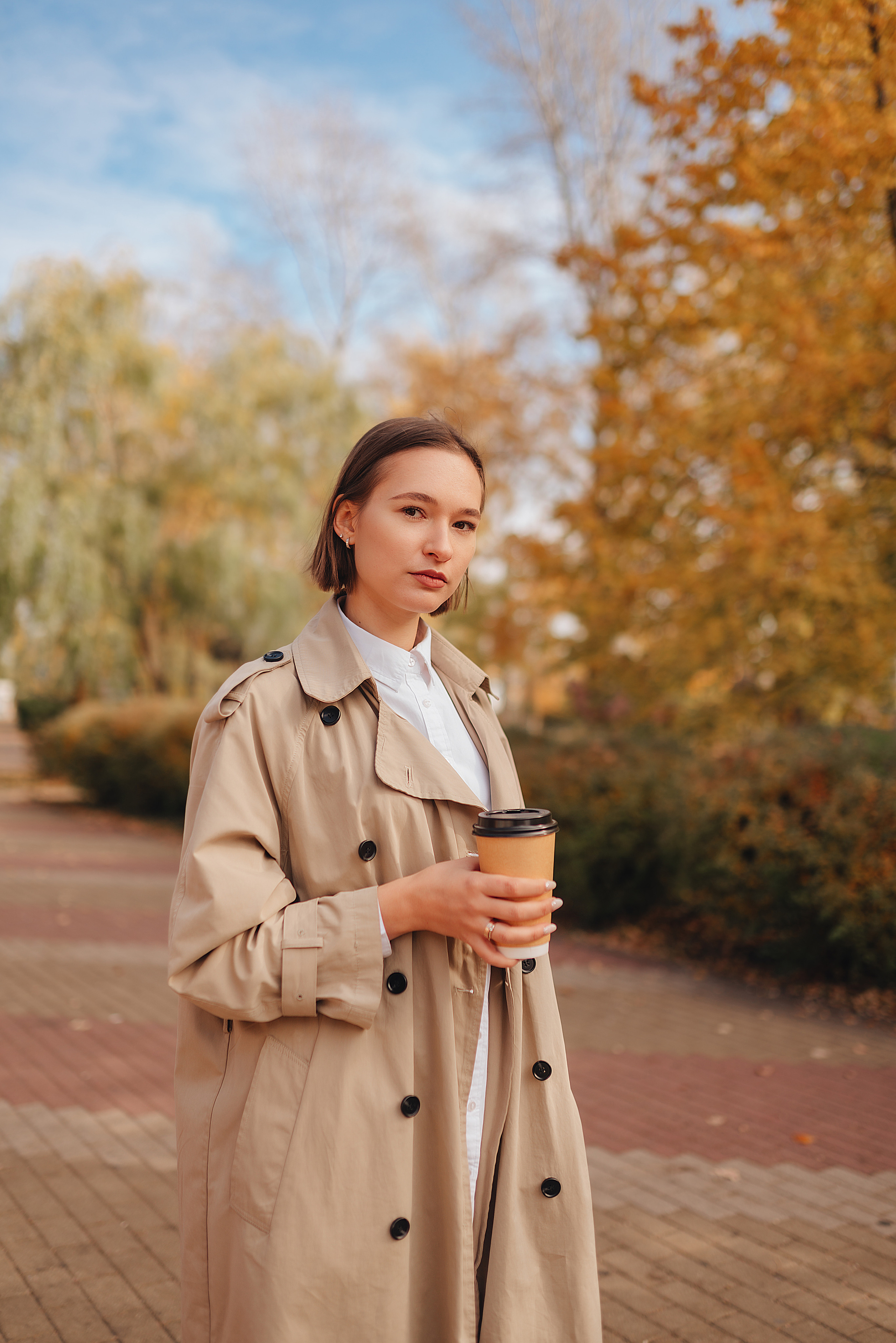 Осенняя прогулка в городском парке. Фотограф Карина Шмулёва. Воронеж и область