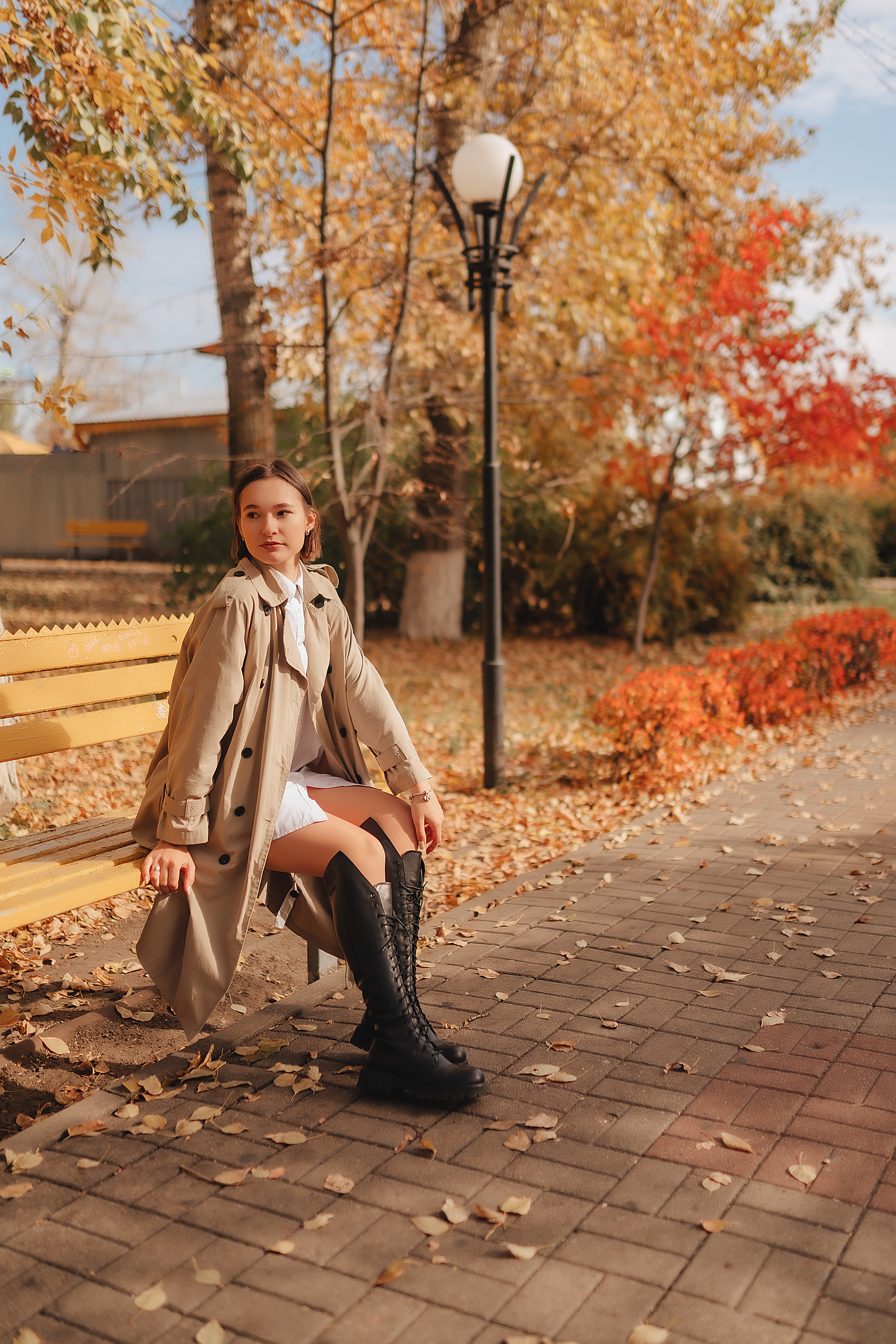 Осенняя прогулка в городском парке. Фотограф Карина Шмулёва. Воронеж и область