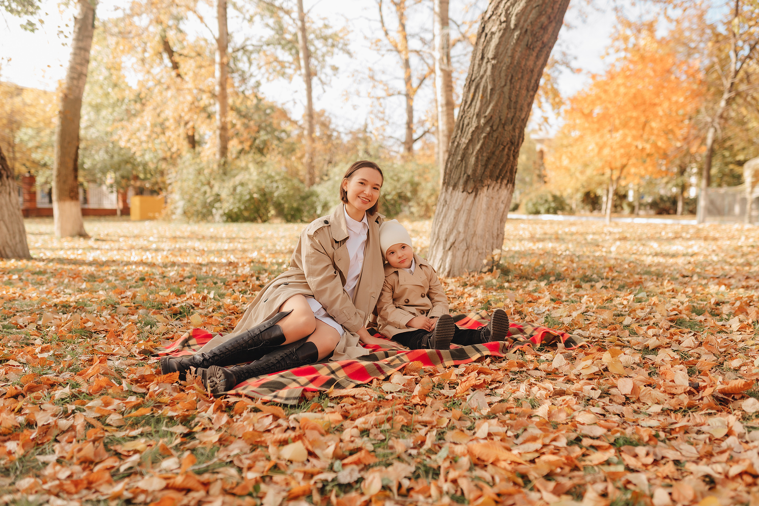 Осенняя прогулка в городском парке. Фотограф Карина Шмулёва. Воронеж и область