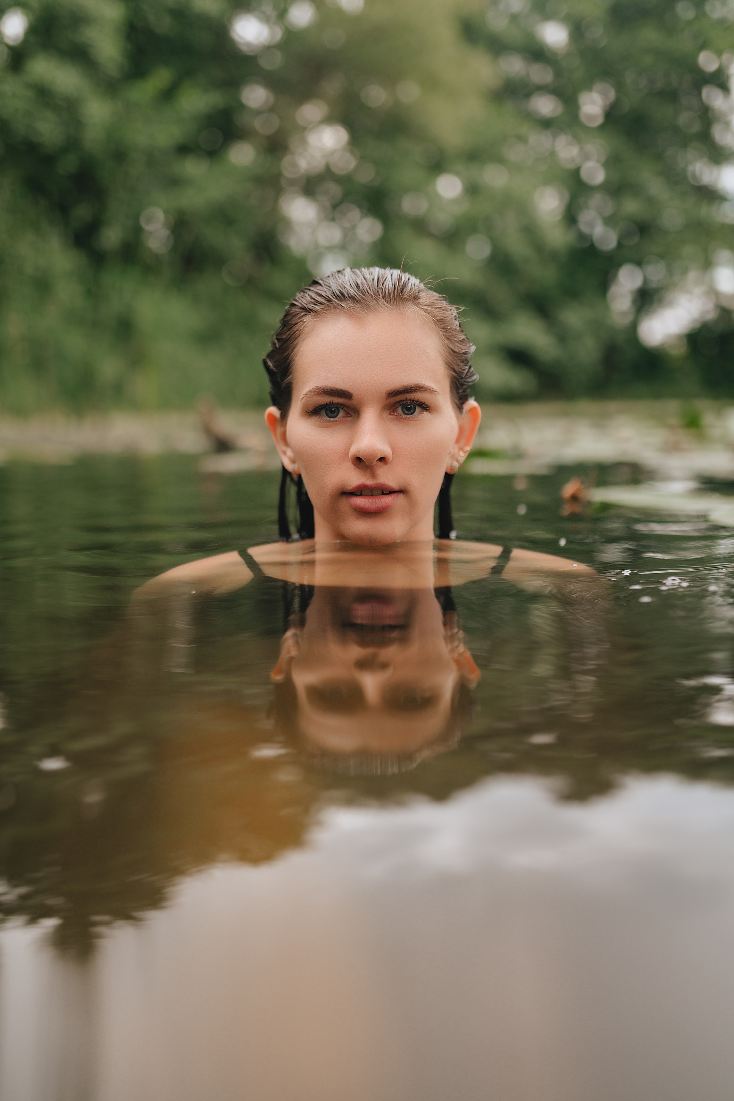 Кристина |Съемка в реке. Фотограф Карина Шмулёва. Воронеж и область