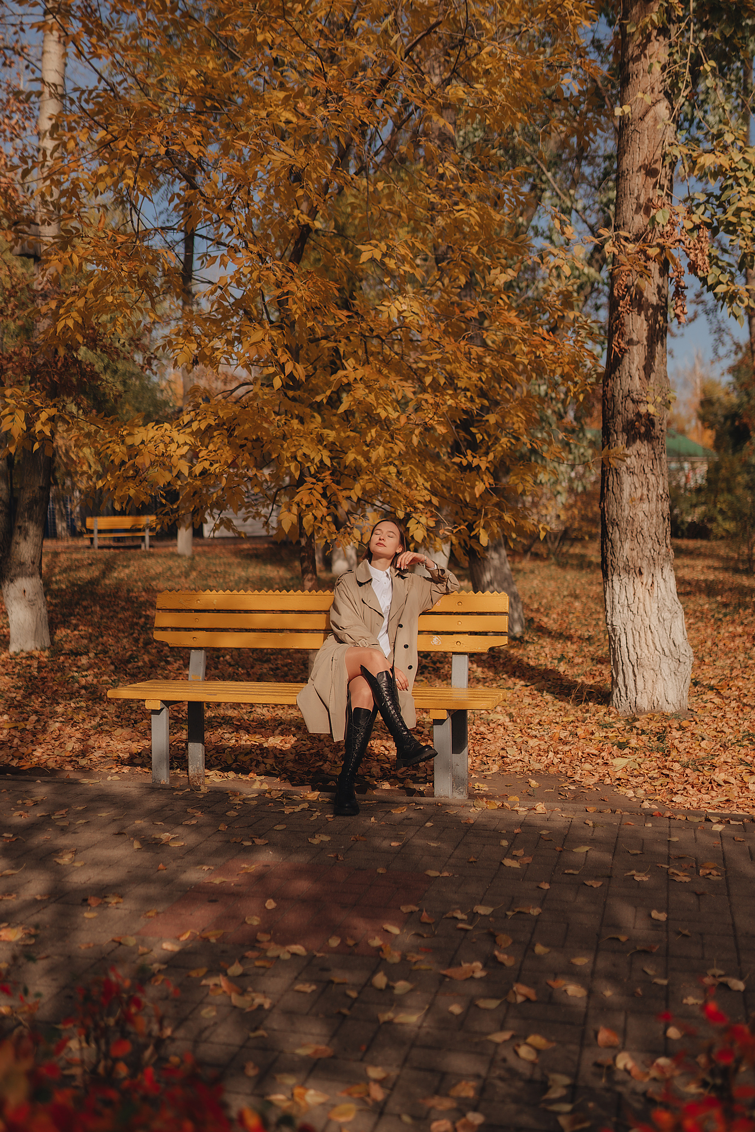 Осенняя прогулка в городском парке. Фотограф Карина Шмулёва. Воронеж и область