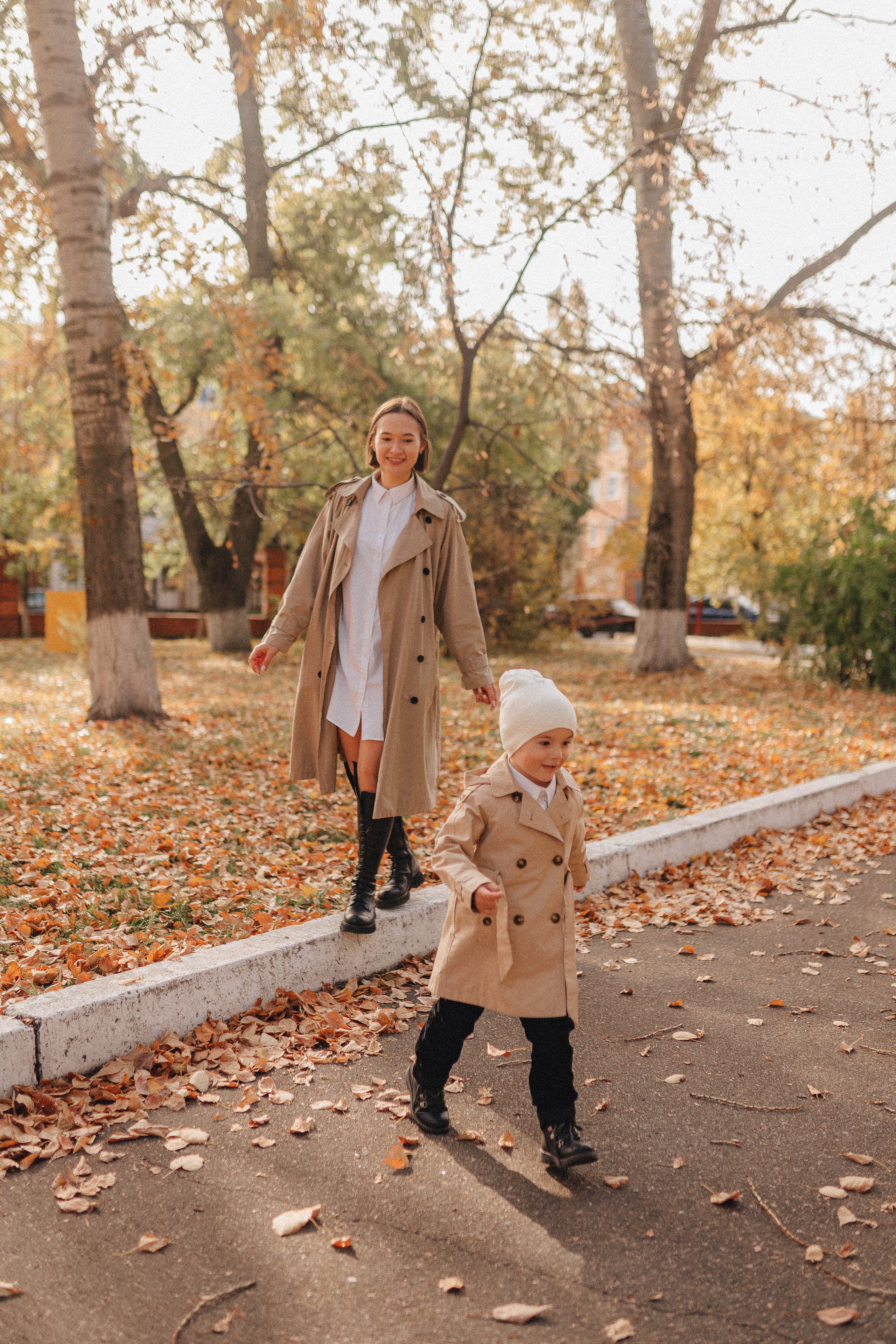 Осенняя прогулка в городском парке. Фотограф Карина Шмулёва. Воронеж и область