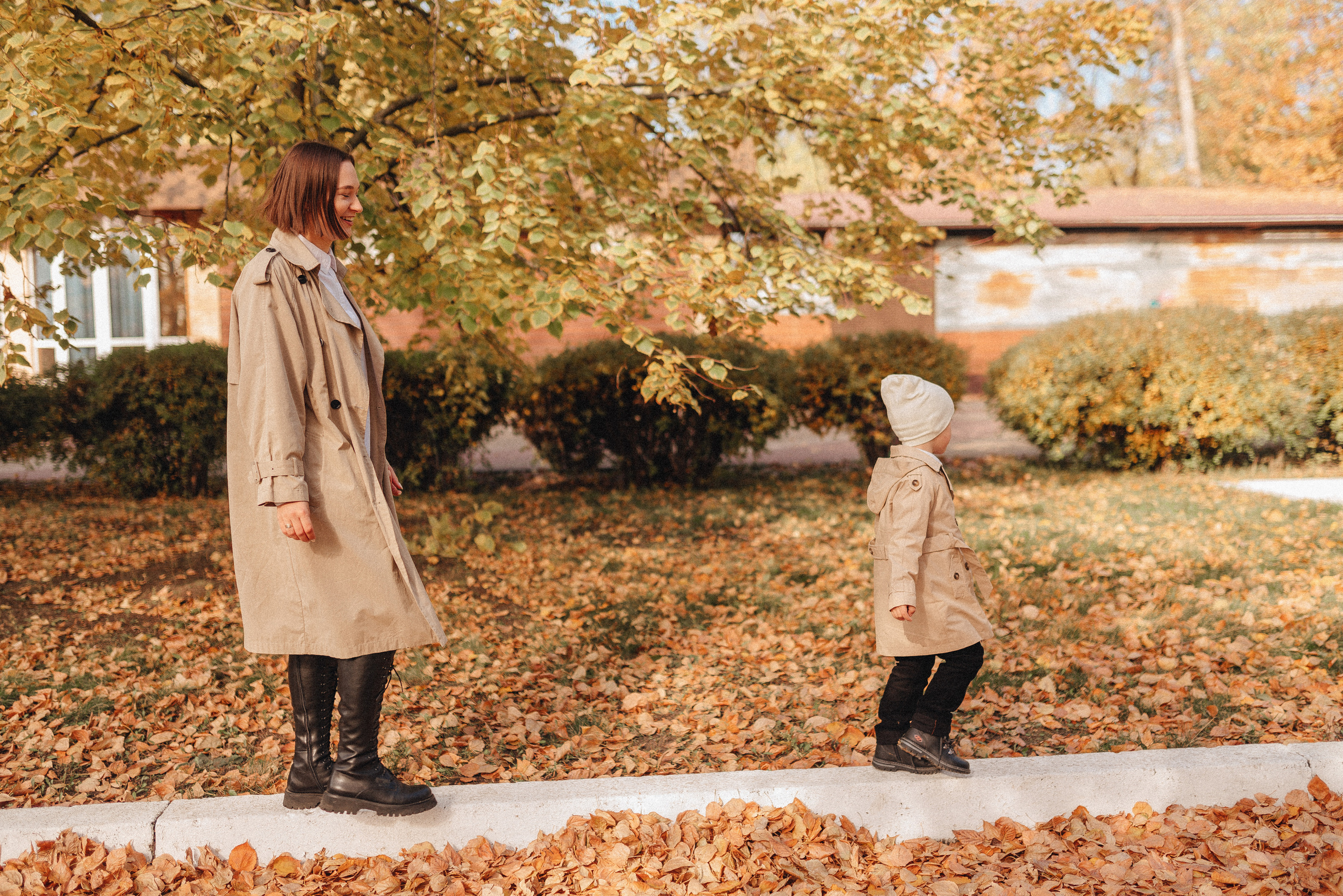 Осенняя прогулка в городском парке. Фотограф Карина Шмулёва. Воронеж и область